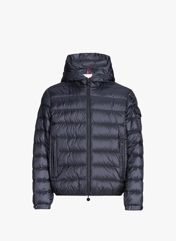 Short hooded puffer jacket Najan | Blue by MONCLER Short hooded puffer jacket Najan Blue
