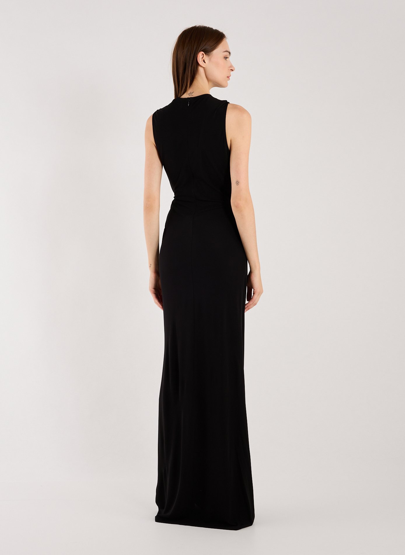 Robe débardeur en jersey CHRISTOPHER ESBER Noir