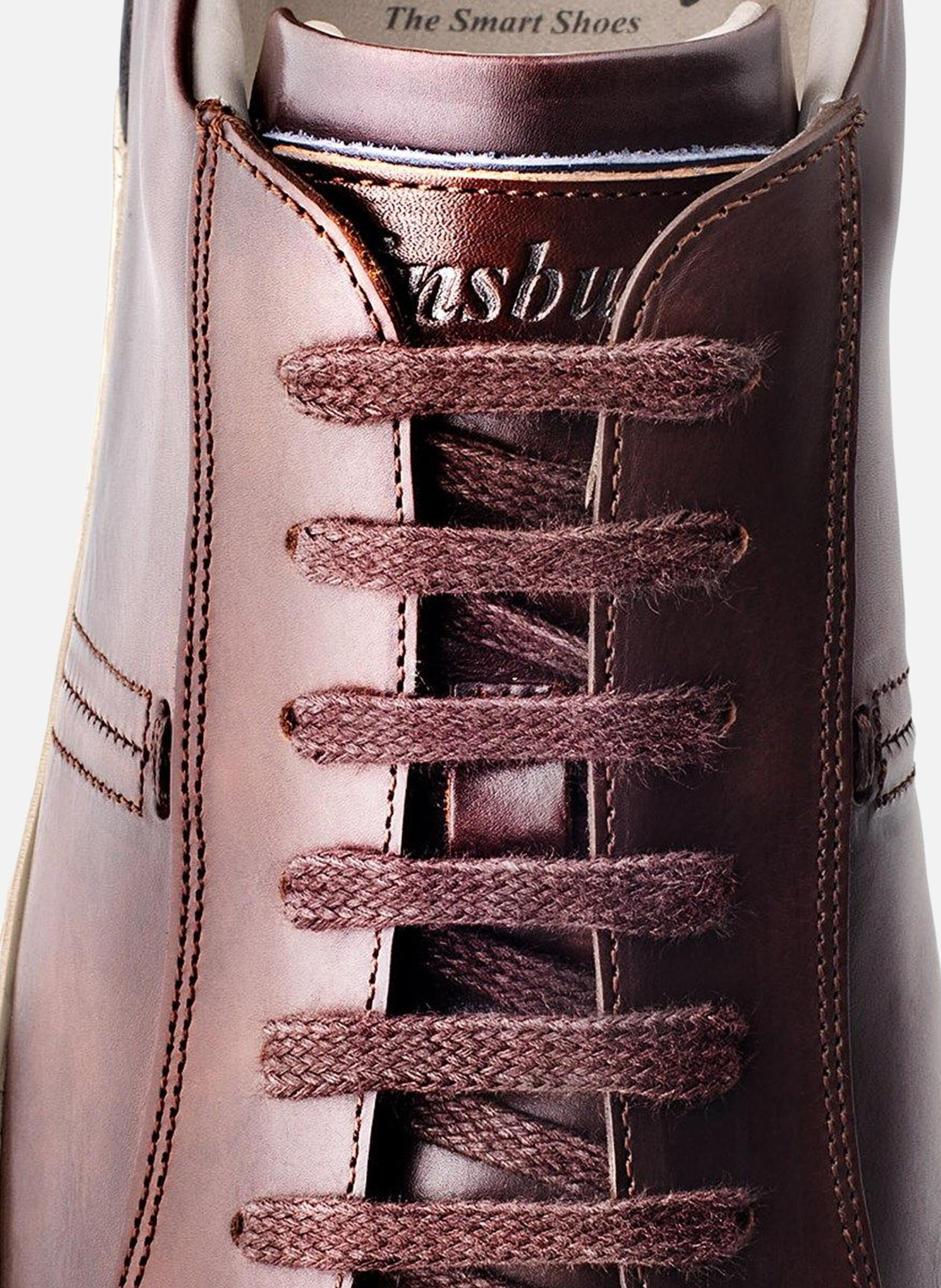 Sneakers cuir riva FINSBURY Marron