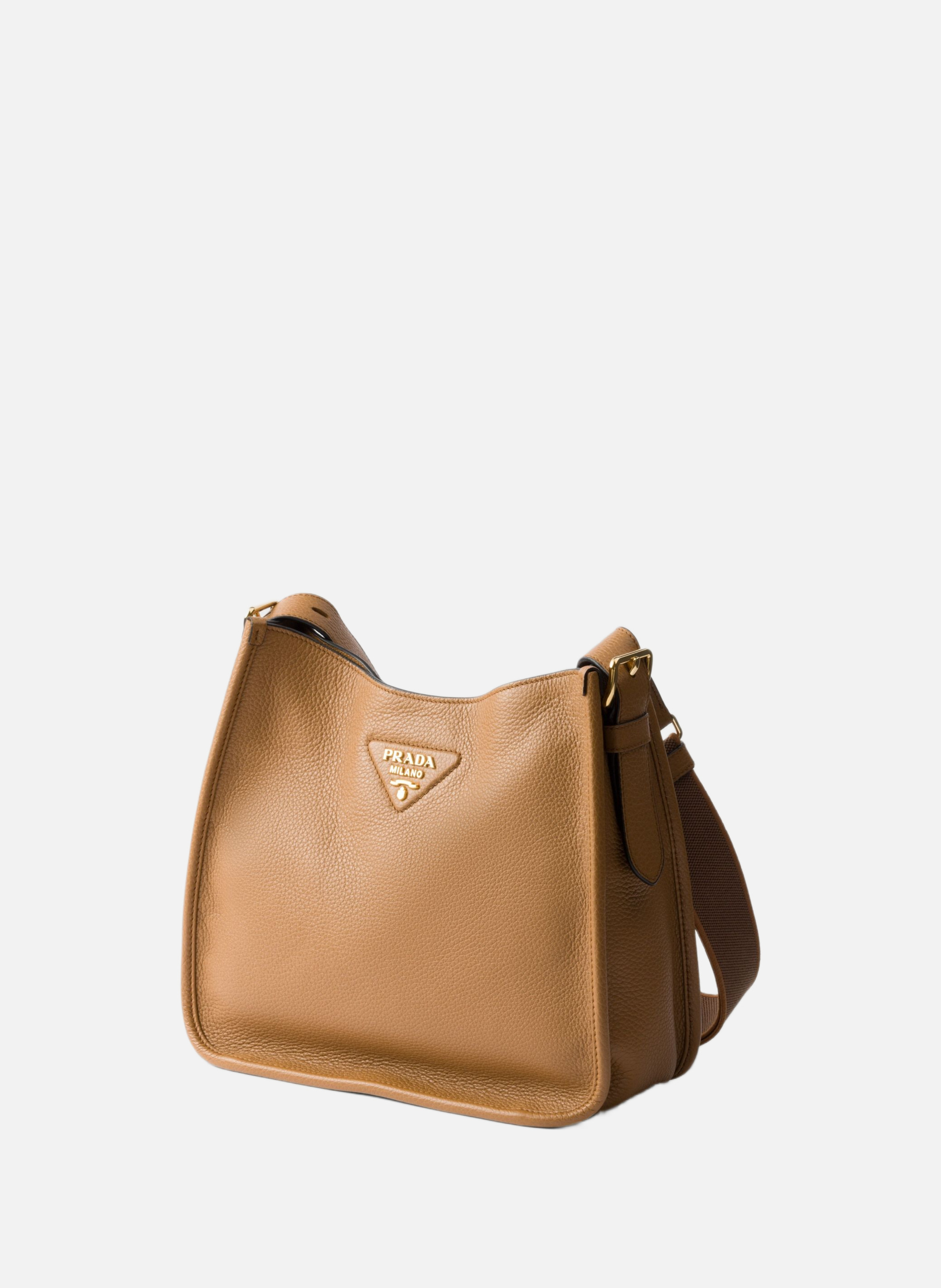 Sac en cuir PRADA Marron