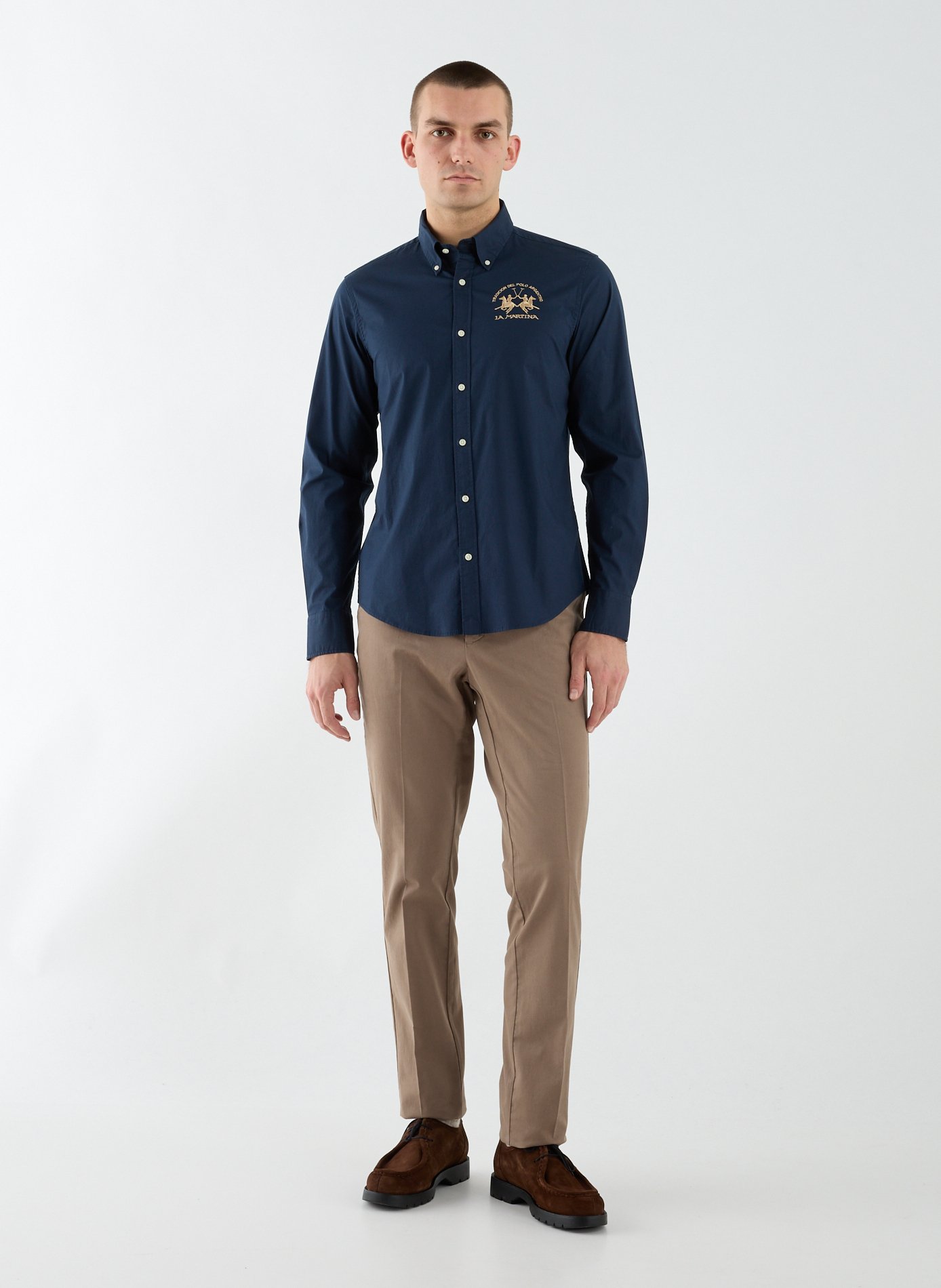  Cotton shirt LA MARTINA Blue