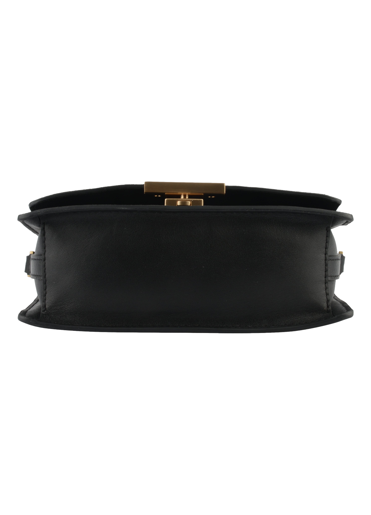 Anjou Daim | Sac à main nano en cuir de vachette POURCHET Noir