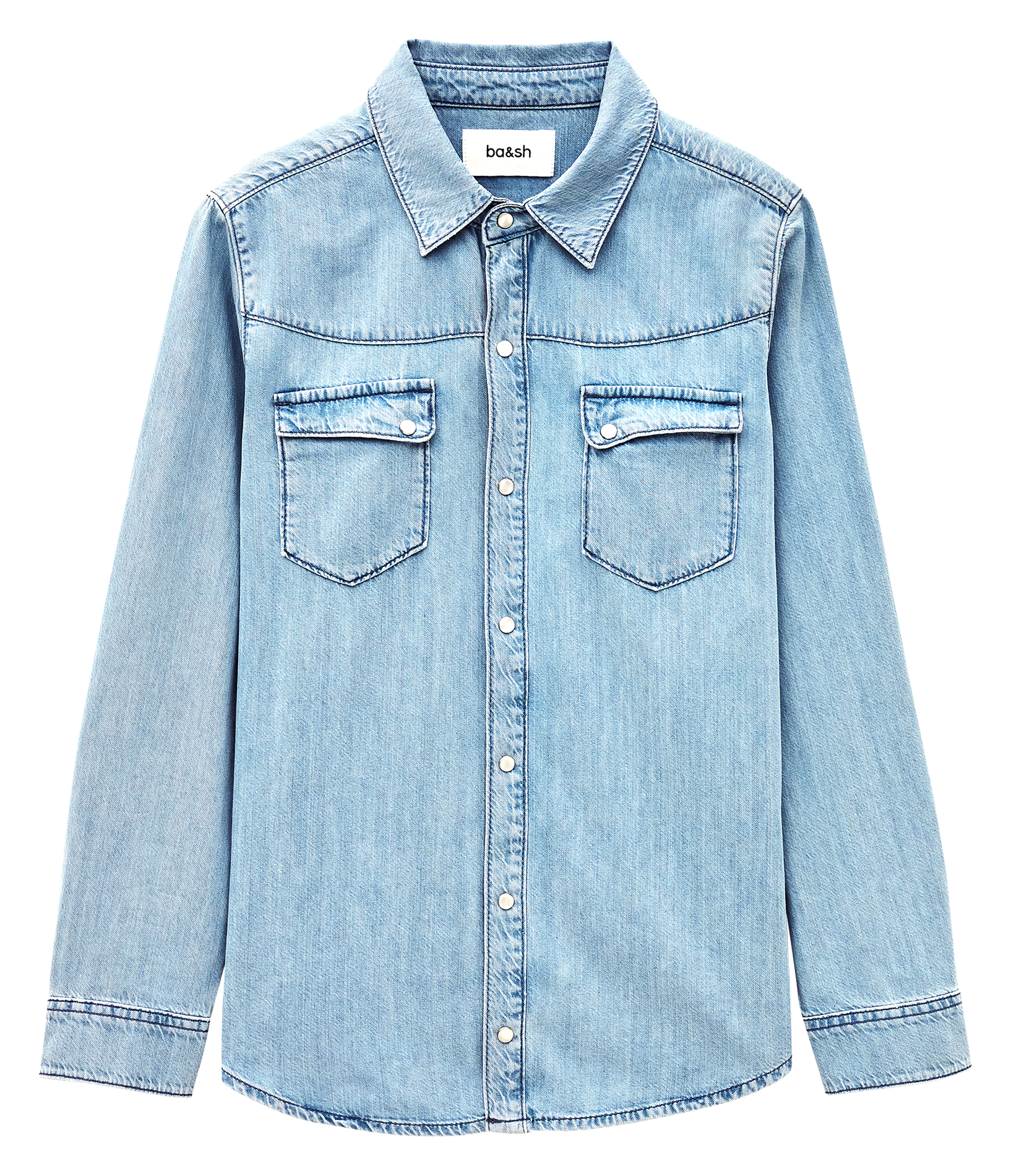 Chemise droite col classique adali BA&SH Bleu