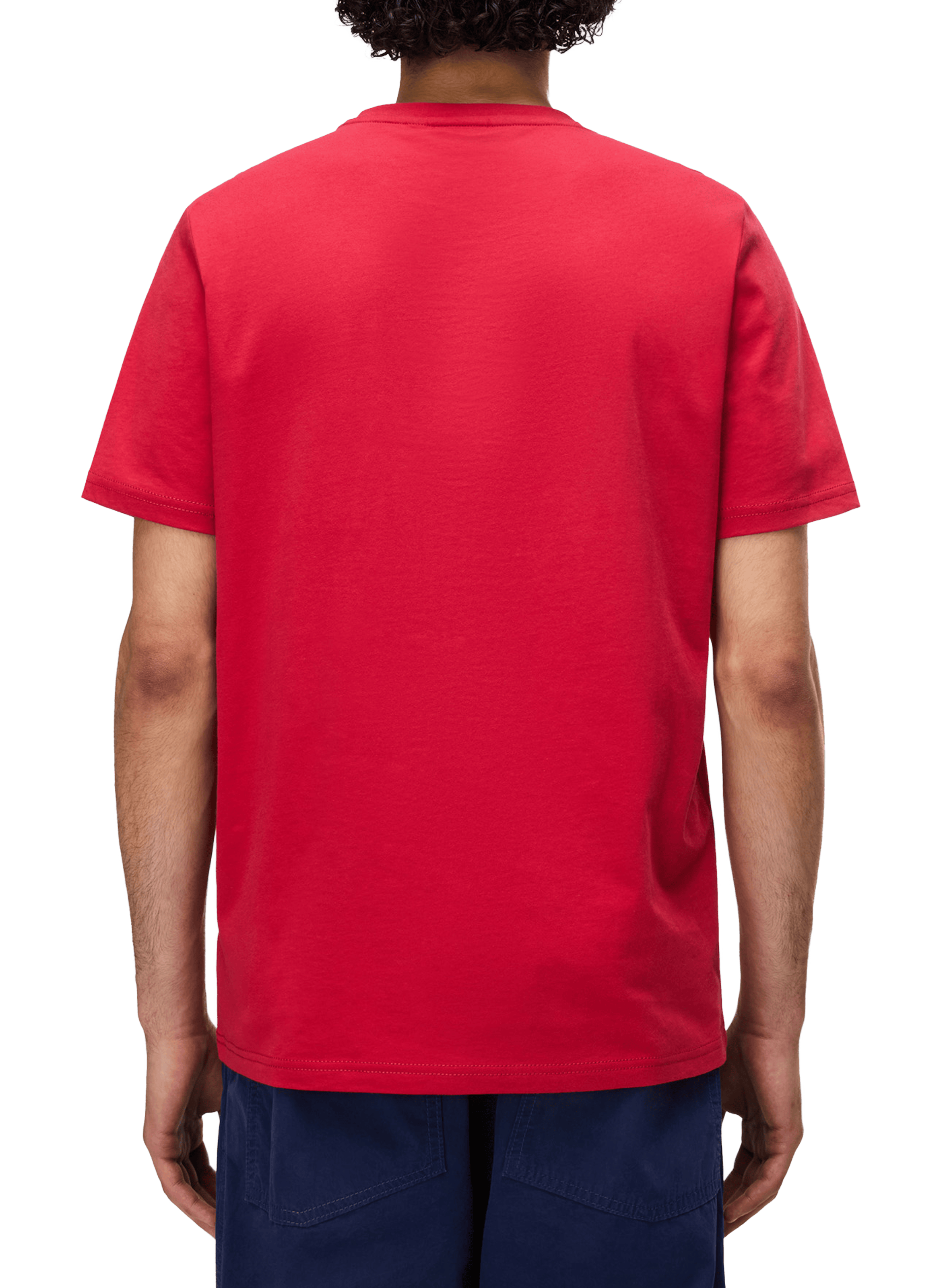 T-shirt col rond en coton NAPAPIJRI Rouge