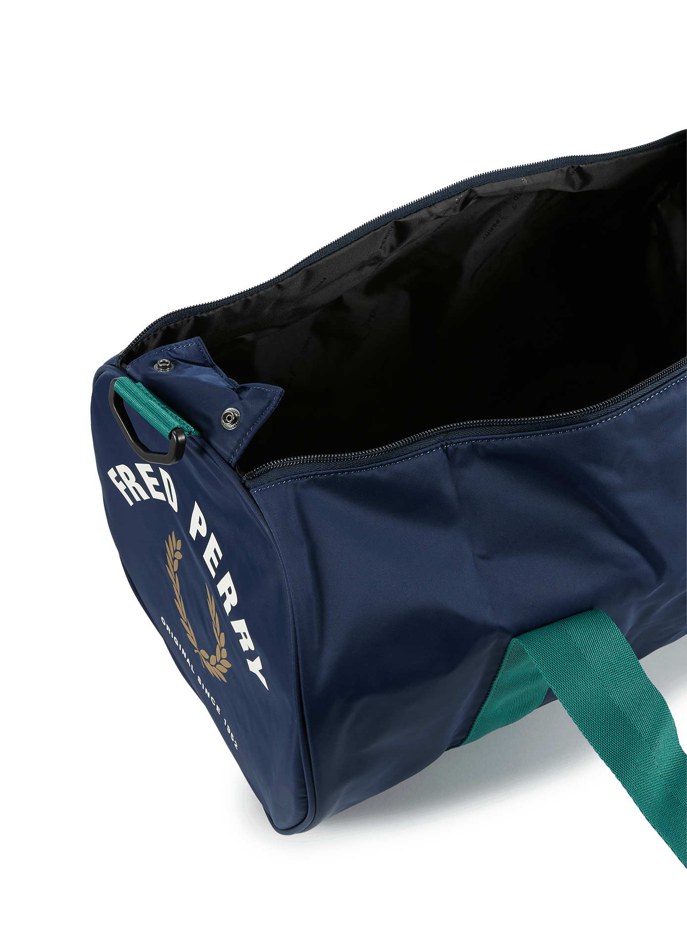 Large logo sports bag FRED PERRY Green