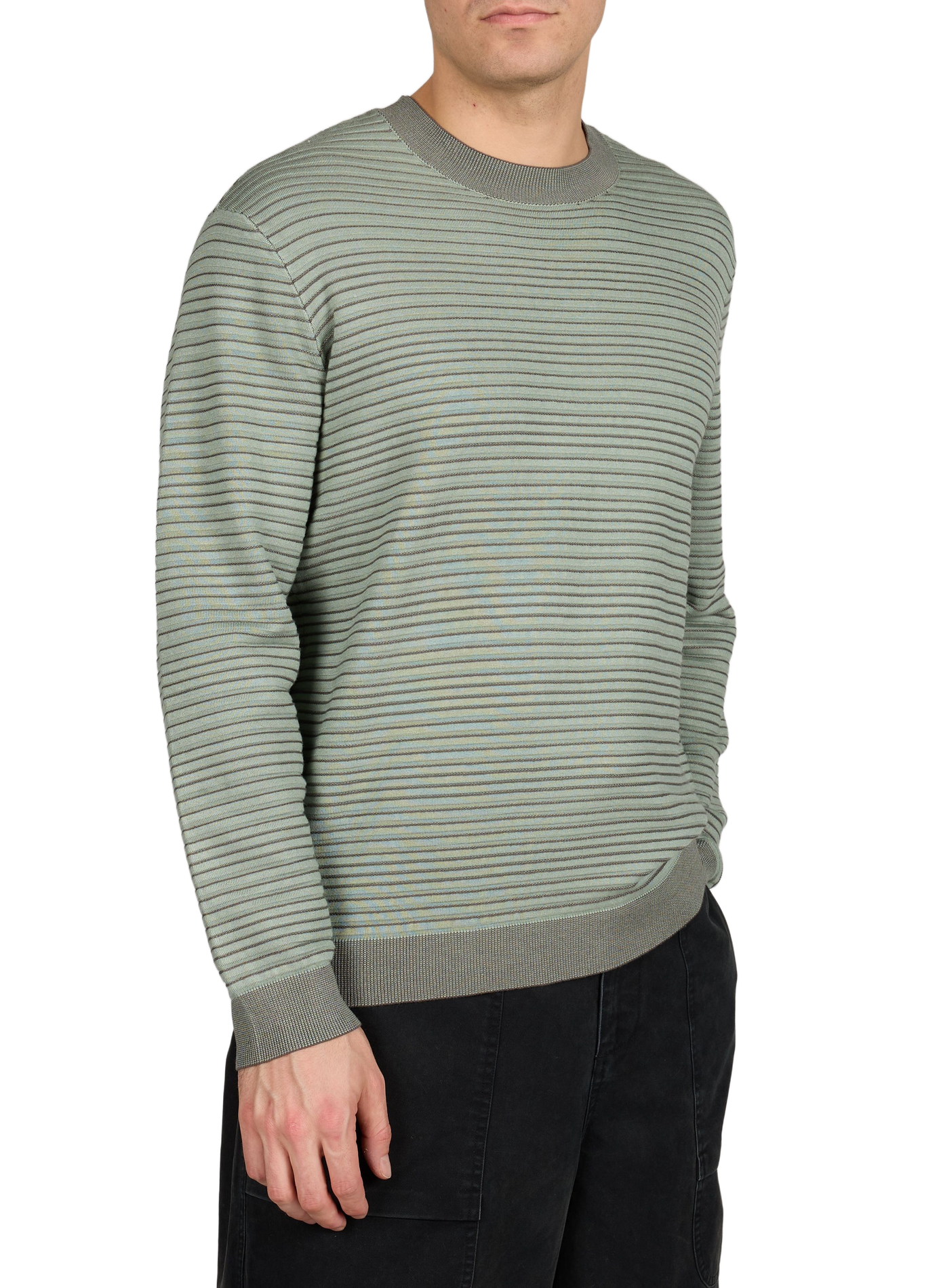 Straight striped knit sweater ARMANI EXCHANGE Multicolour