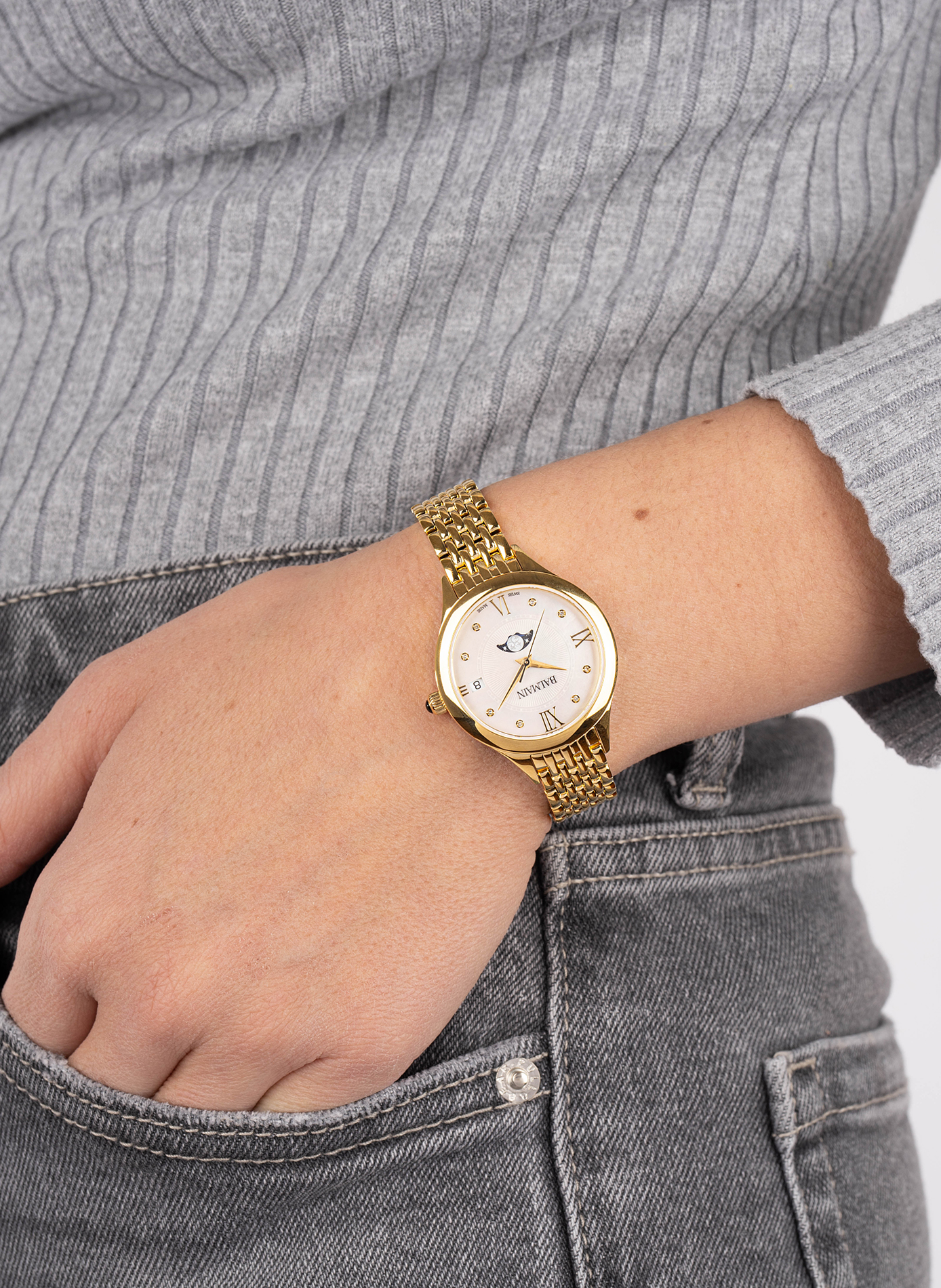 Montre quartz Balmain de balmain en acier inoxydable BALMAIN WATCHES Doré