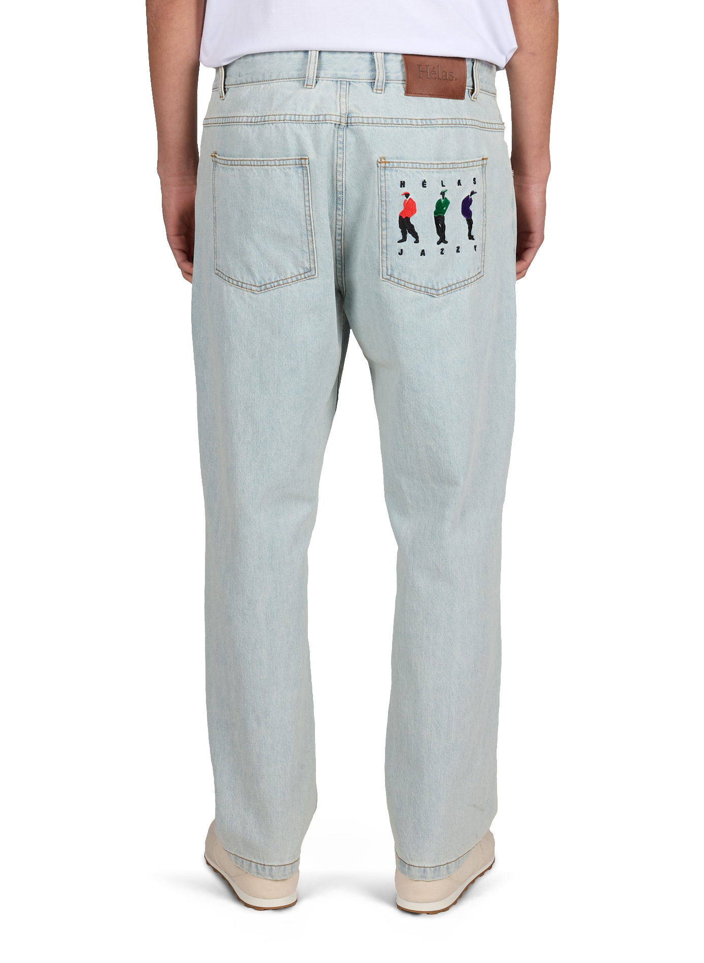 Jean large en coton HELAS CAPS Bleu
