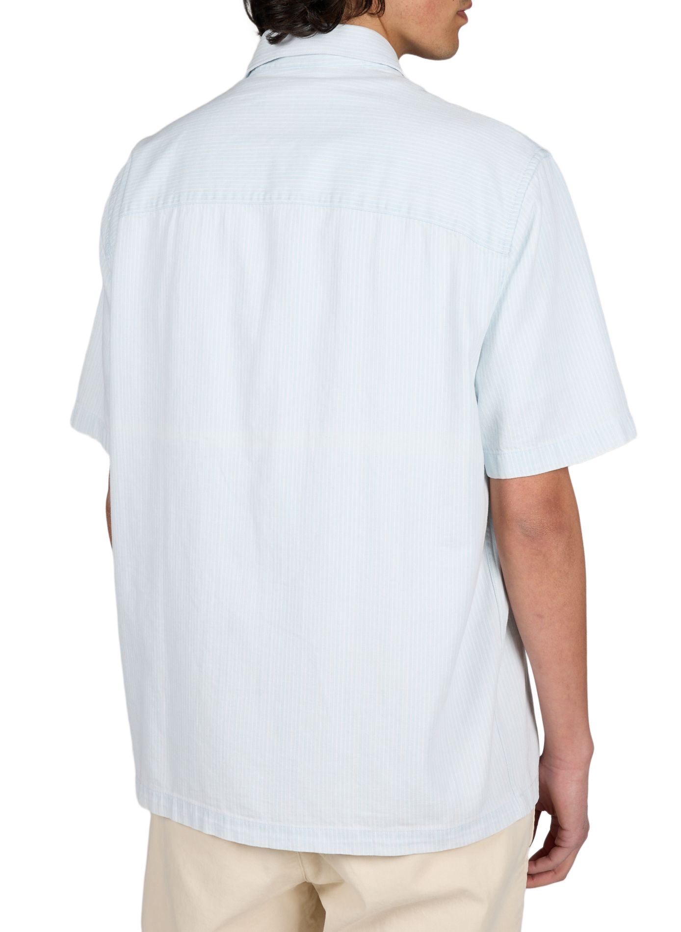 Chemise droite rayée en coton ARMANI EXCHANGE Multicolore