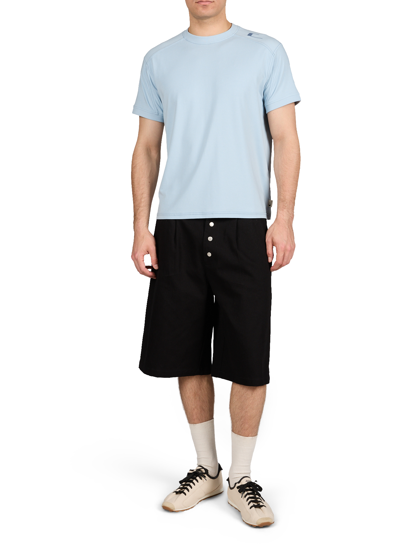 Cotton Bermuda shorts CARRER Black