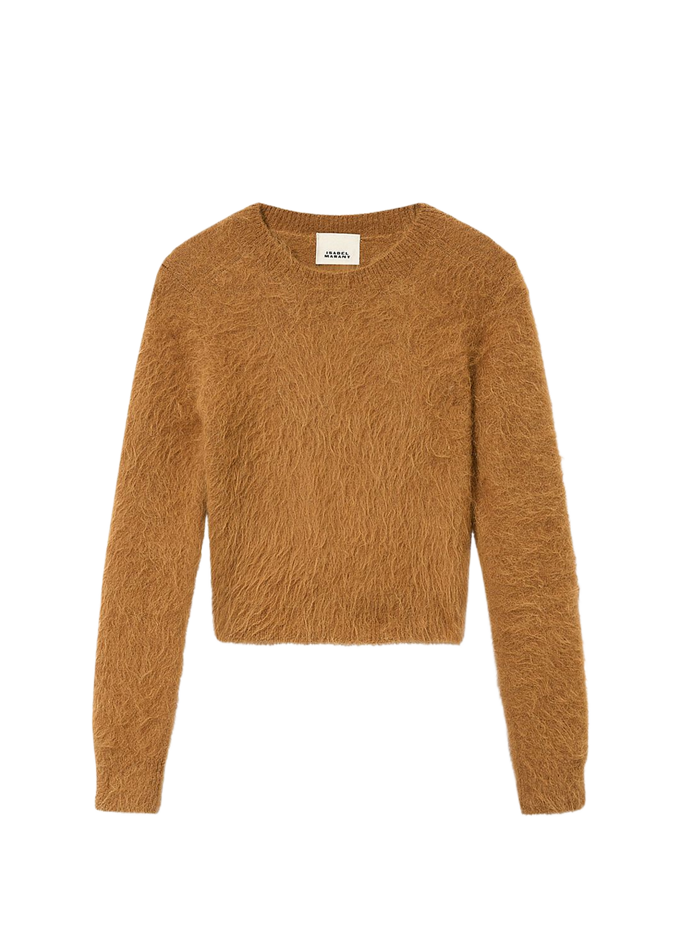 Hermine alpaca and merino wool sweater ISABEL MARANT Brown