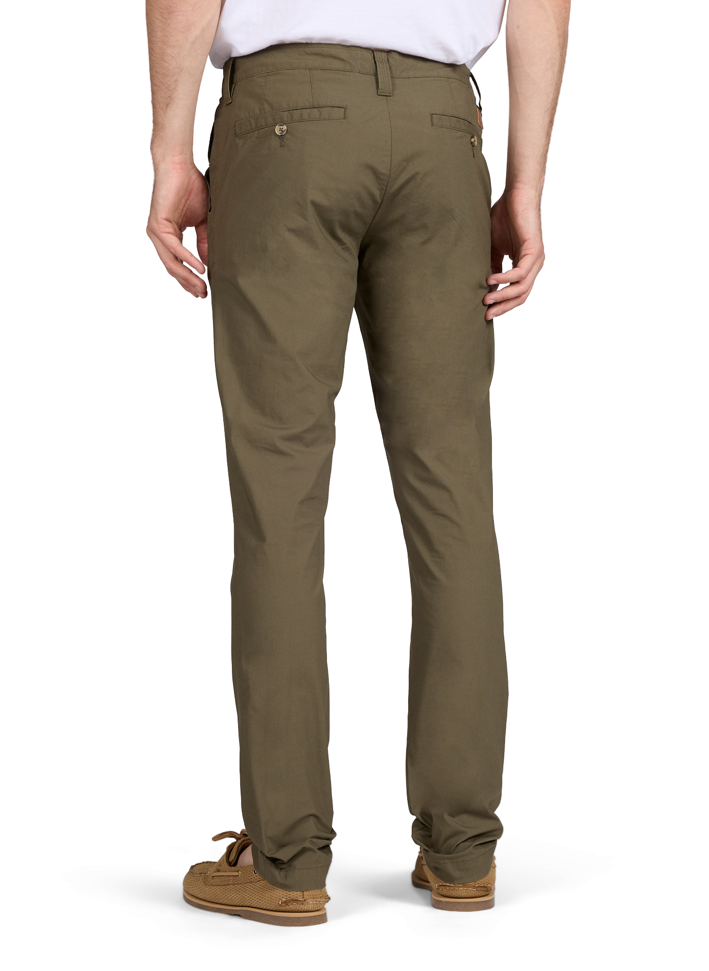 Pantalon uni en coton mélangé TIMBERLAND Kaki