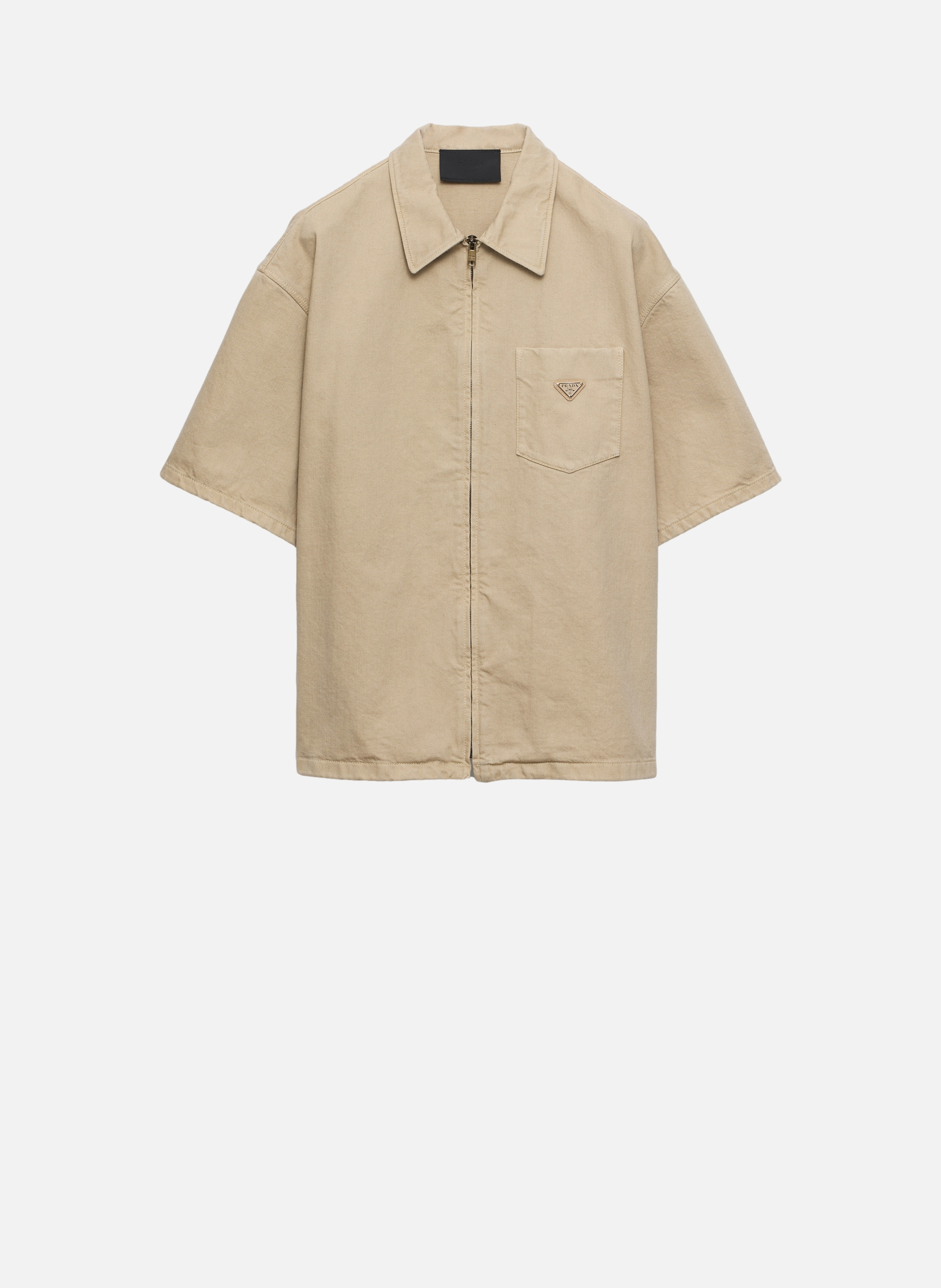 Ancienne chemise en denim PRADA Beige