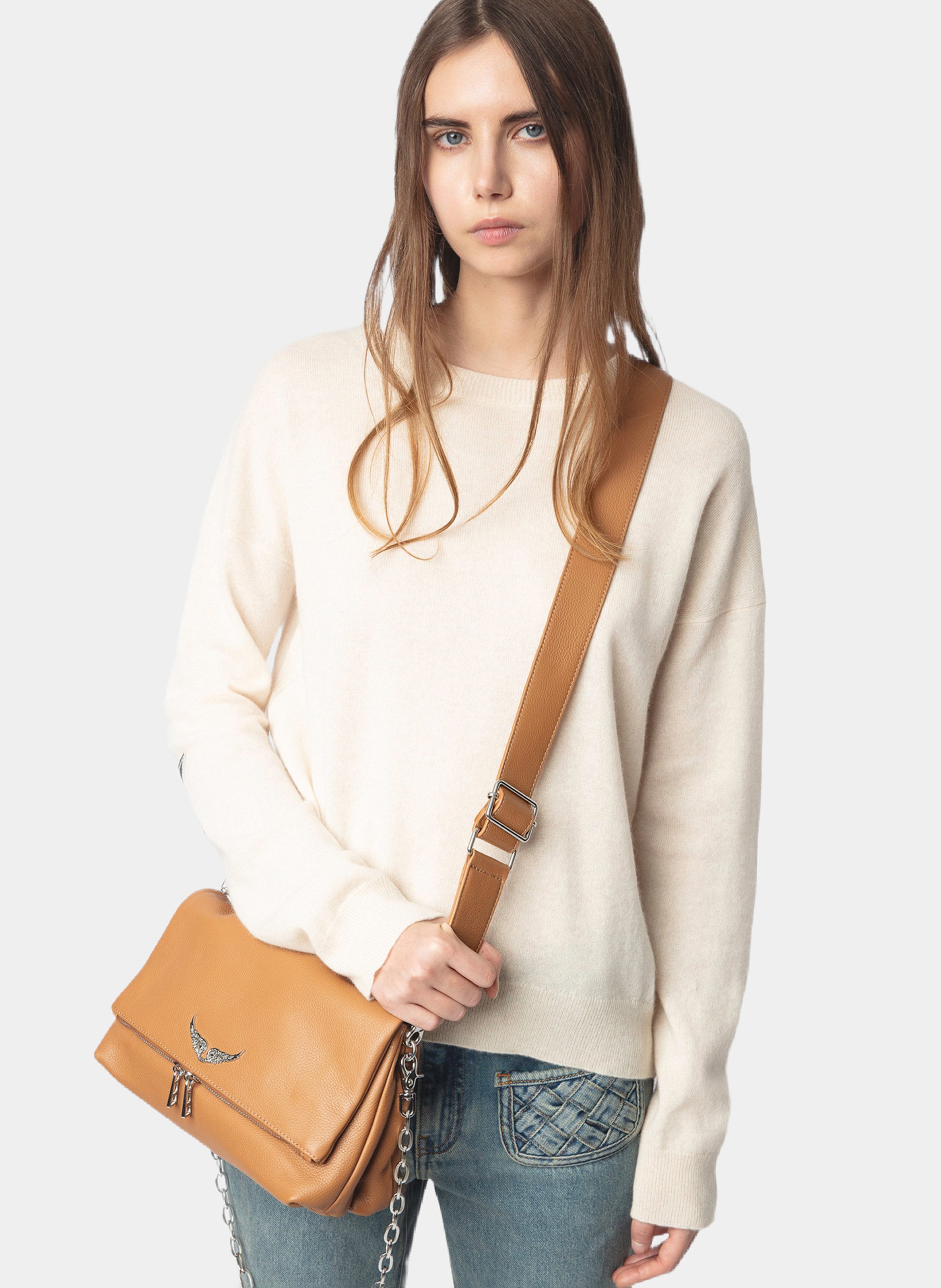 Pull droit en cachemire cici ZADIG&VOLTAIRE Beige
