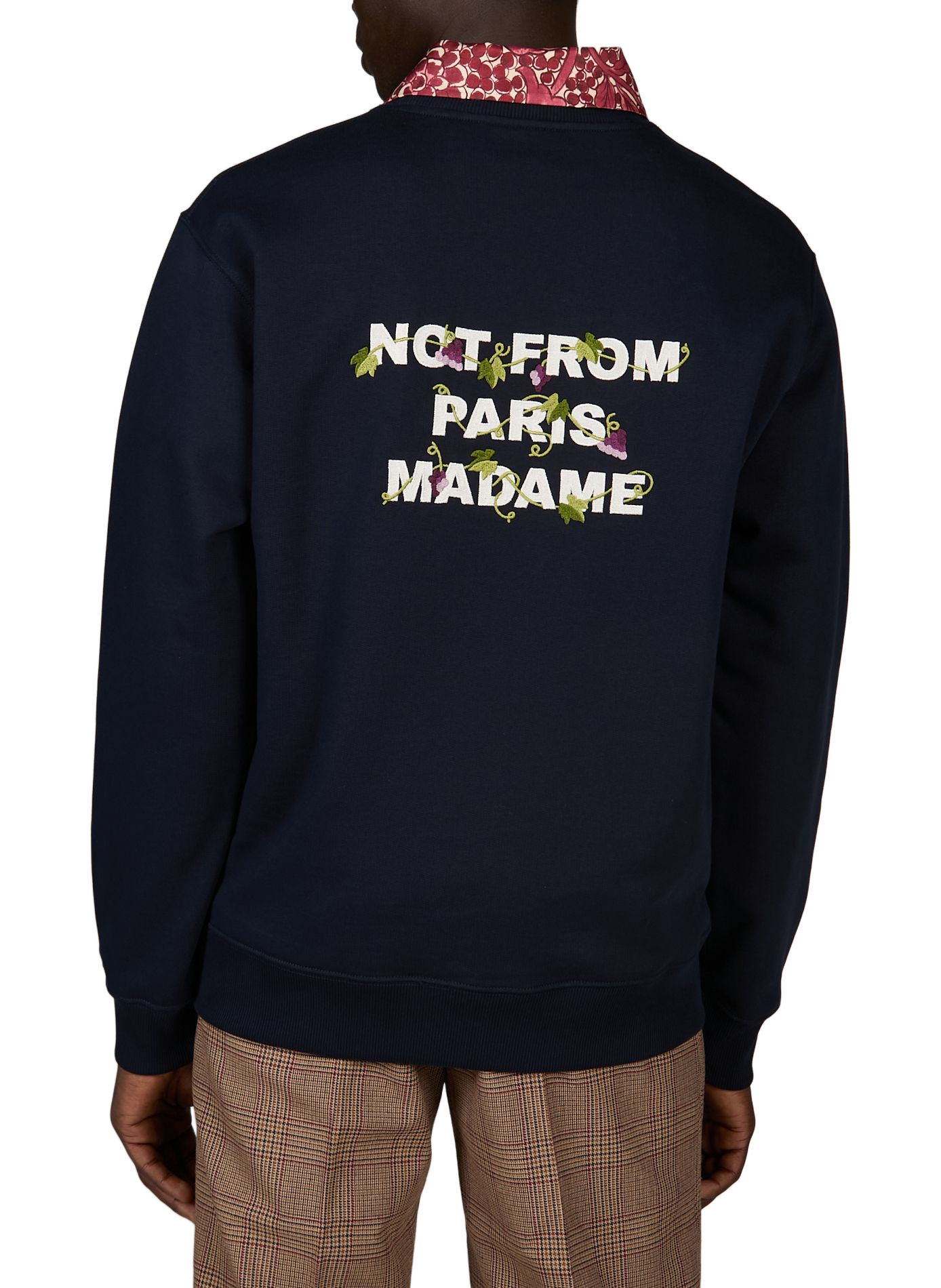 Cotton sweatshirt DROLE DE MONSIEUR Blue