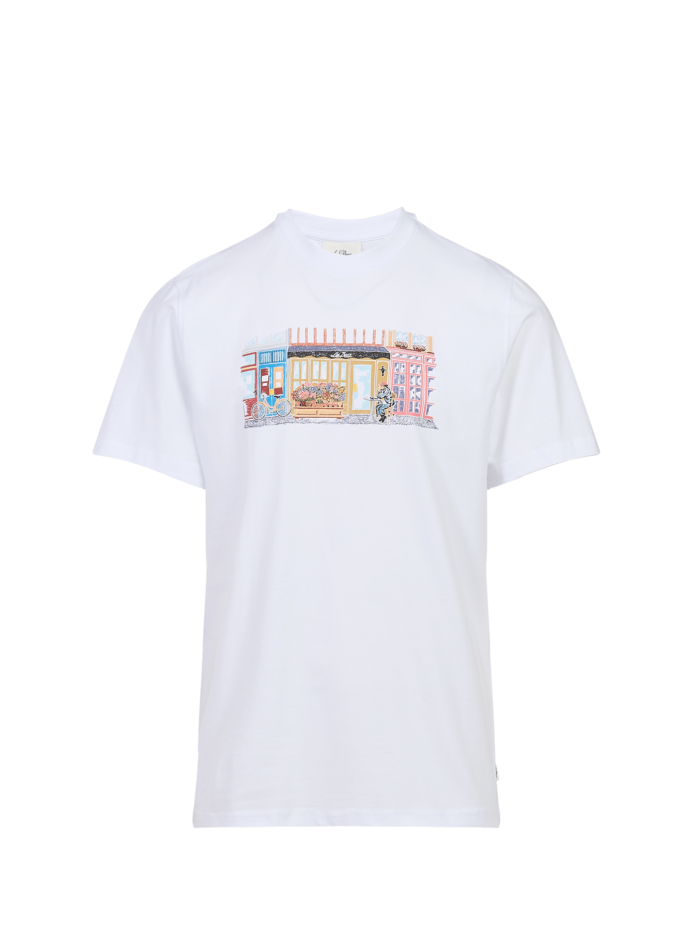 T-shirt imprimé en coton bio LES DEUX Blanc