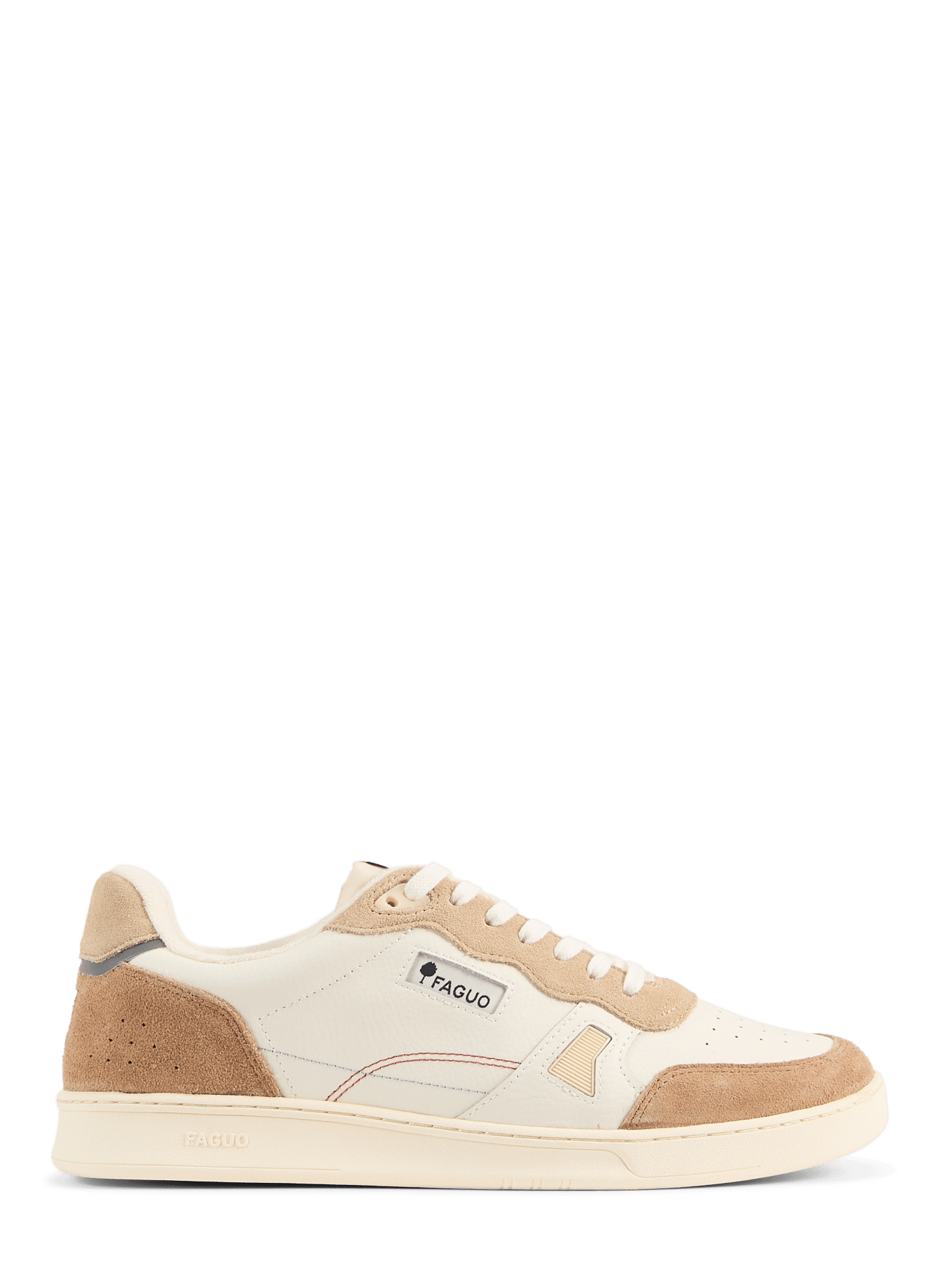 Zapatillas de cuero mixto FAGUO Beige
