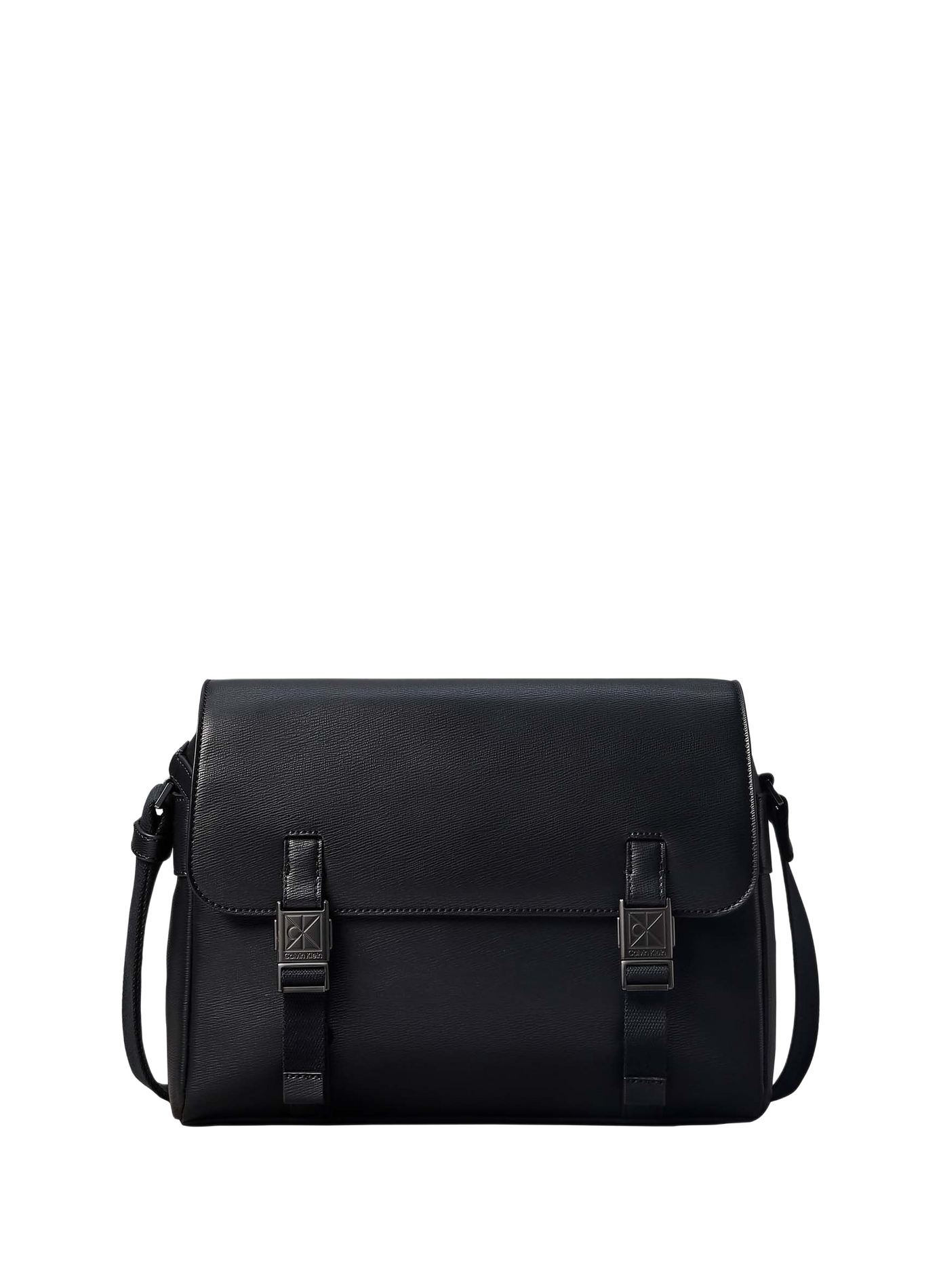 Umhängetasche Emblem Klappe Messenger CALVIN KLEIN Schwarz