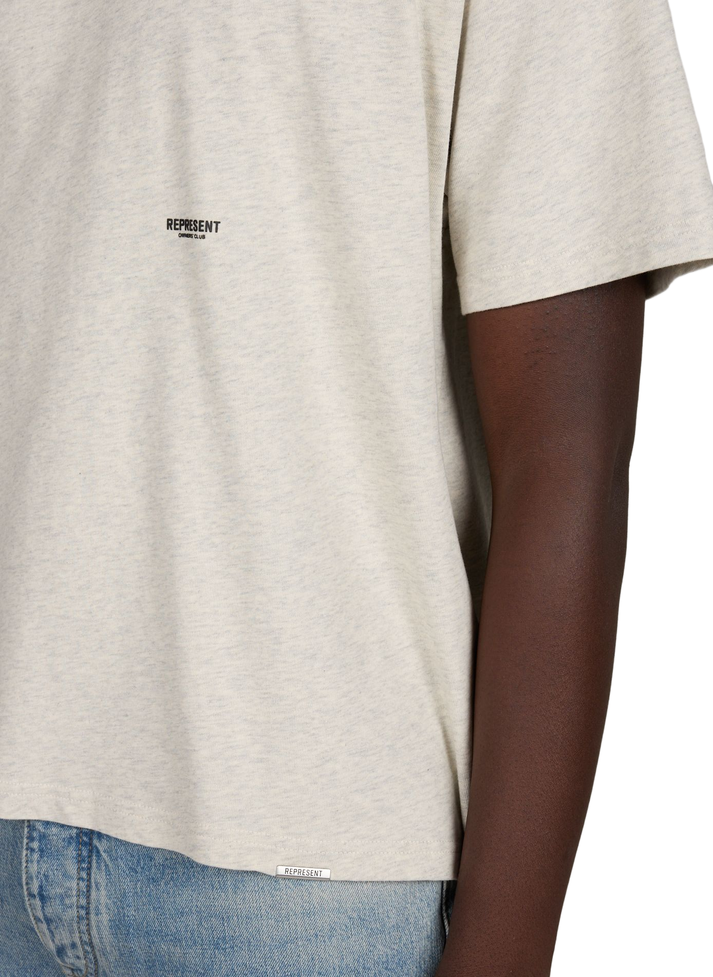 Round neck T-shirt REPRESENT Beige