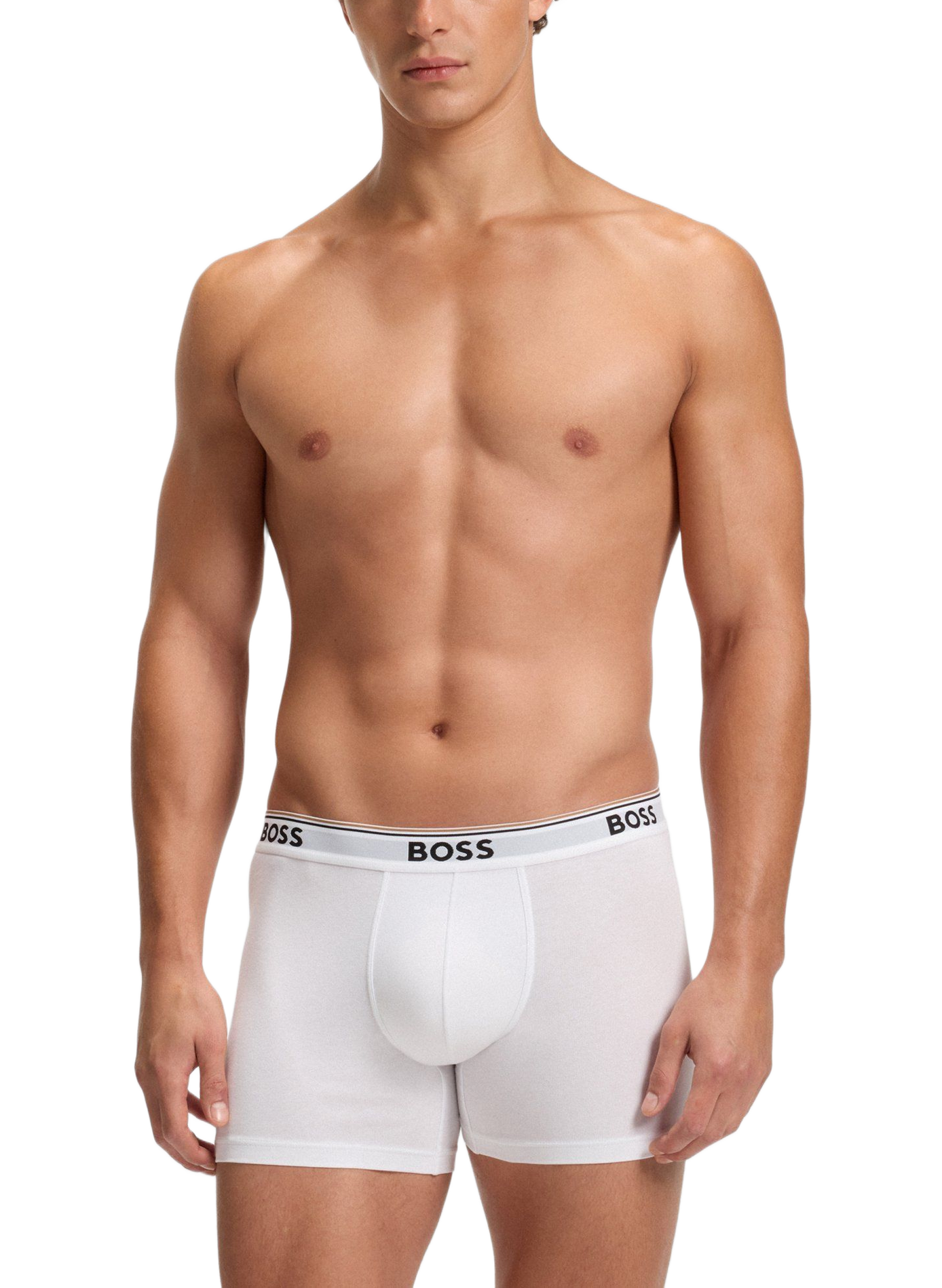 Lot de 3 boxers en coton mélangé HUGO BOSS Multicolore