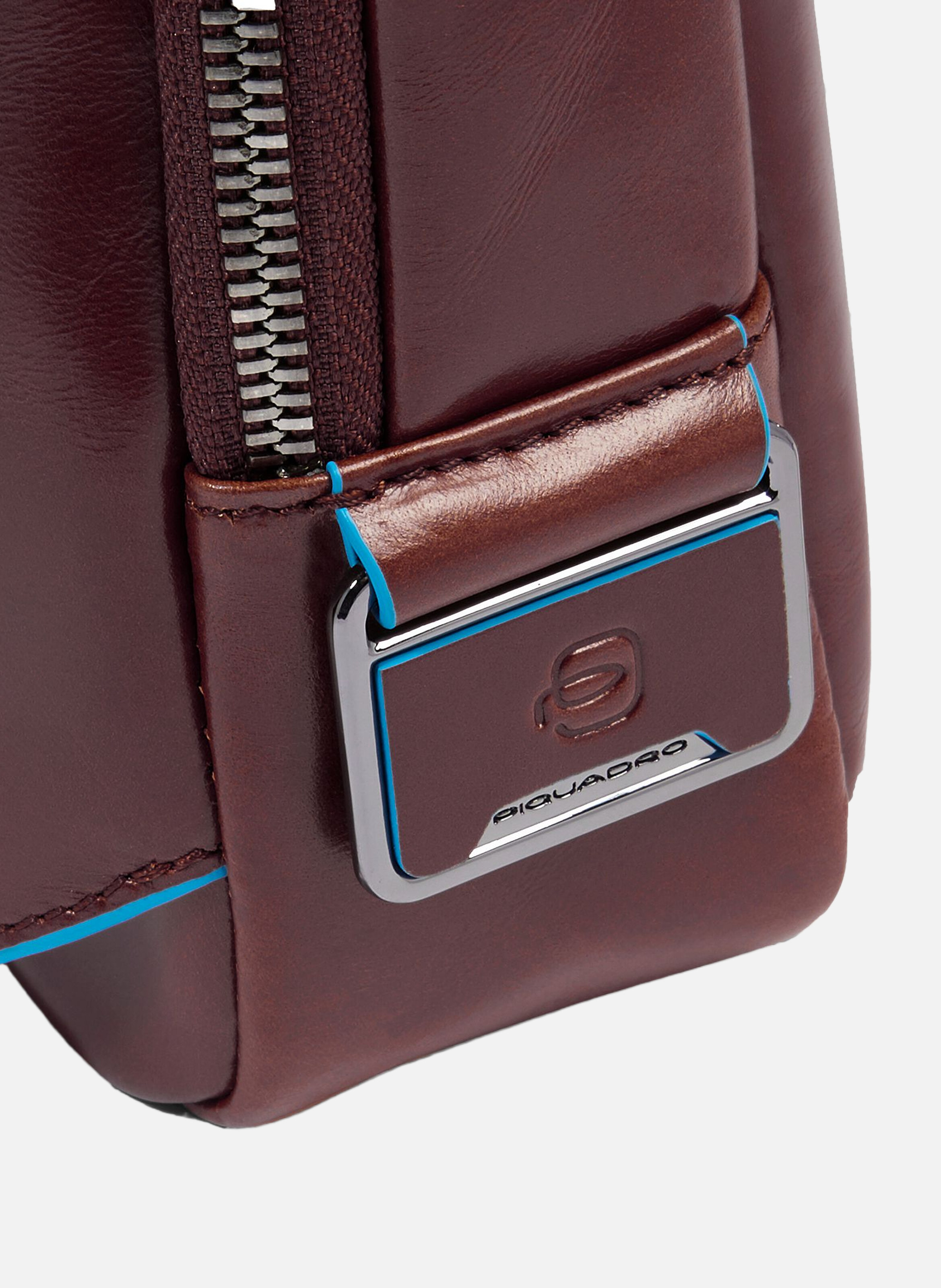 Men's crossbody bag for ipad®mini PIQUADRO Brown