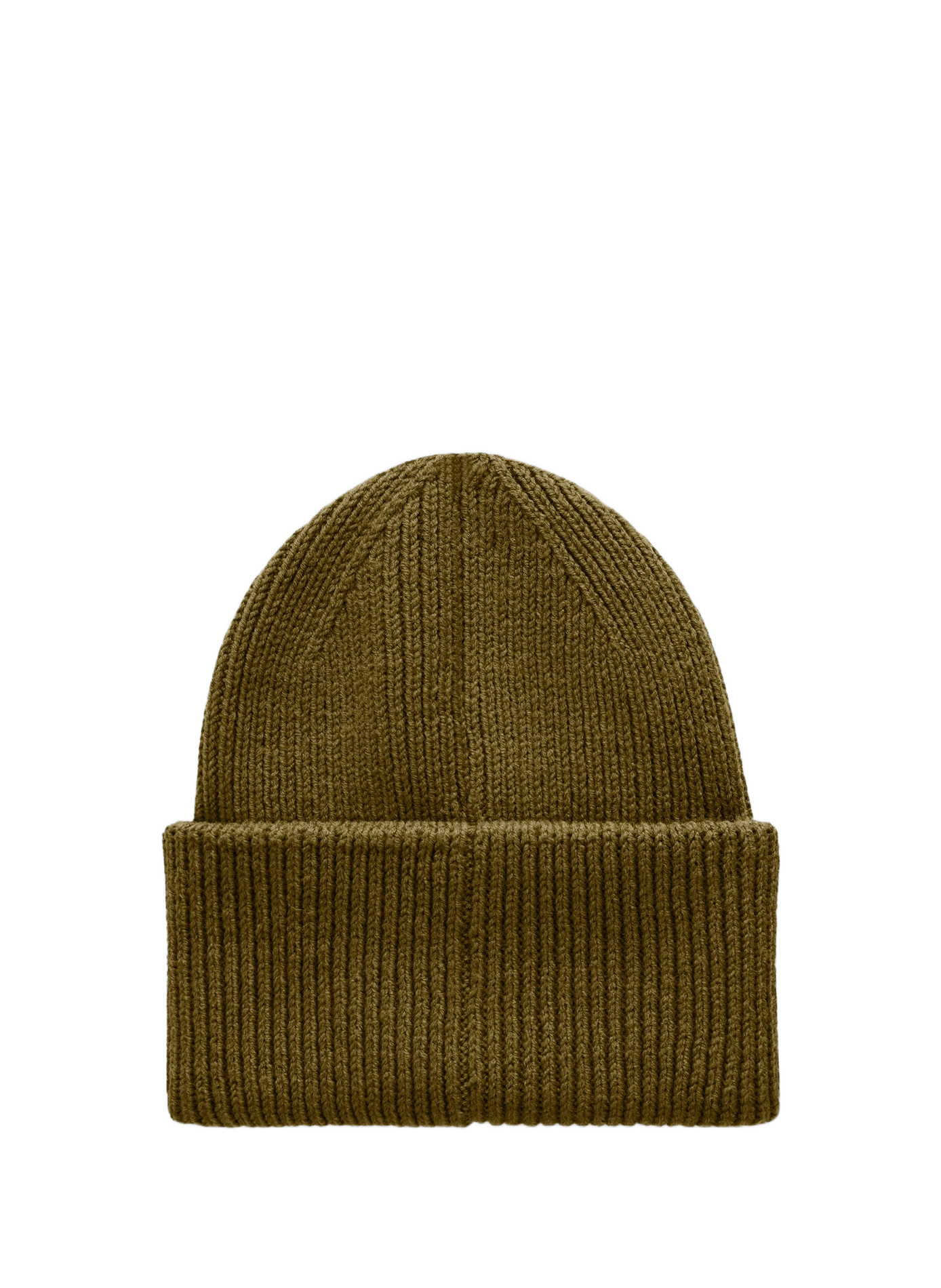 Bonnet à revers brodé en laine mélangée NAPAPIJRI Kaki