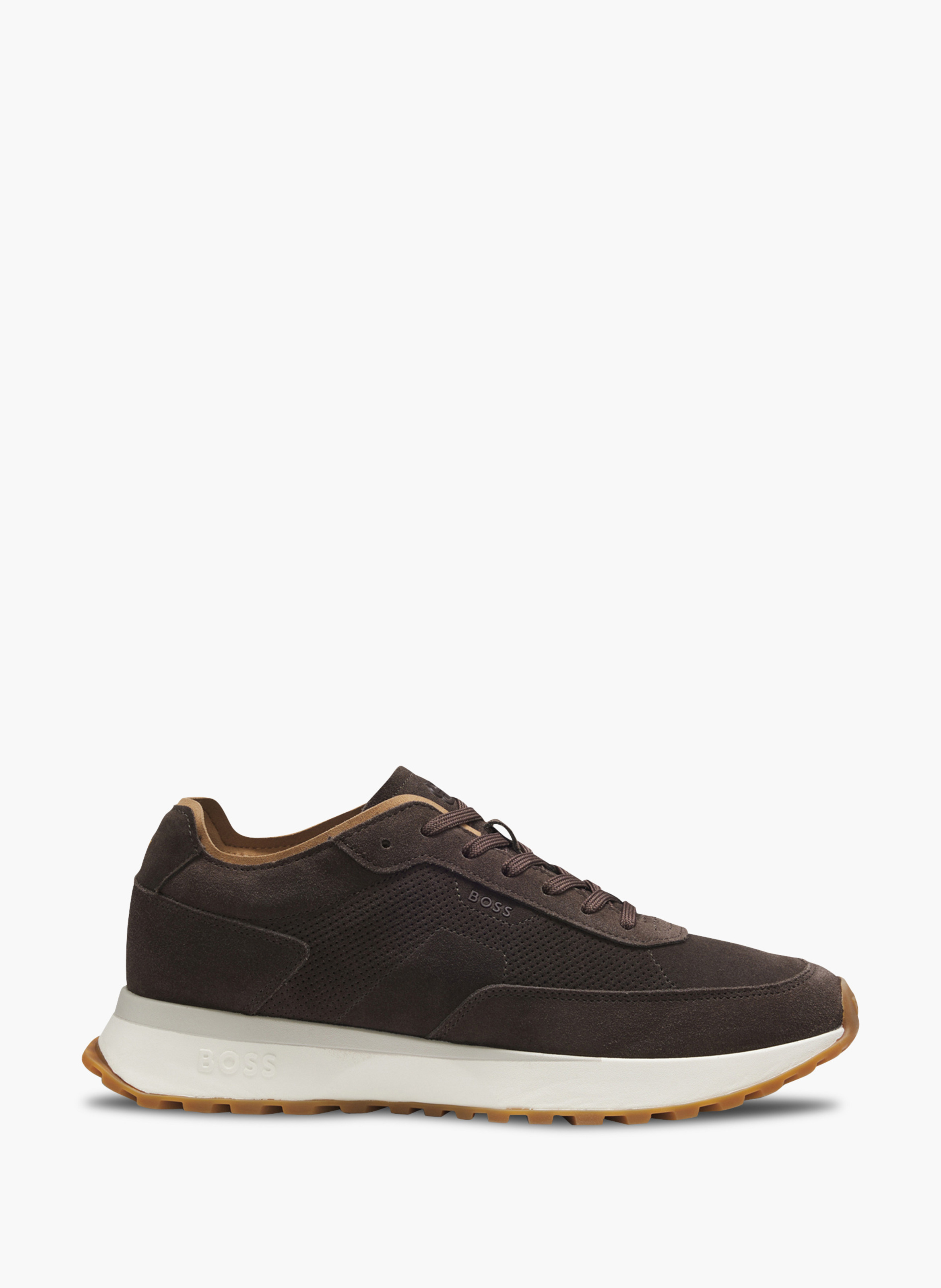 Baskets en cuir BOSS Marron
