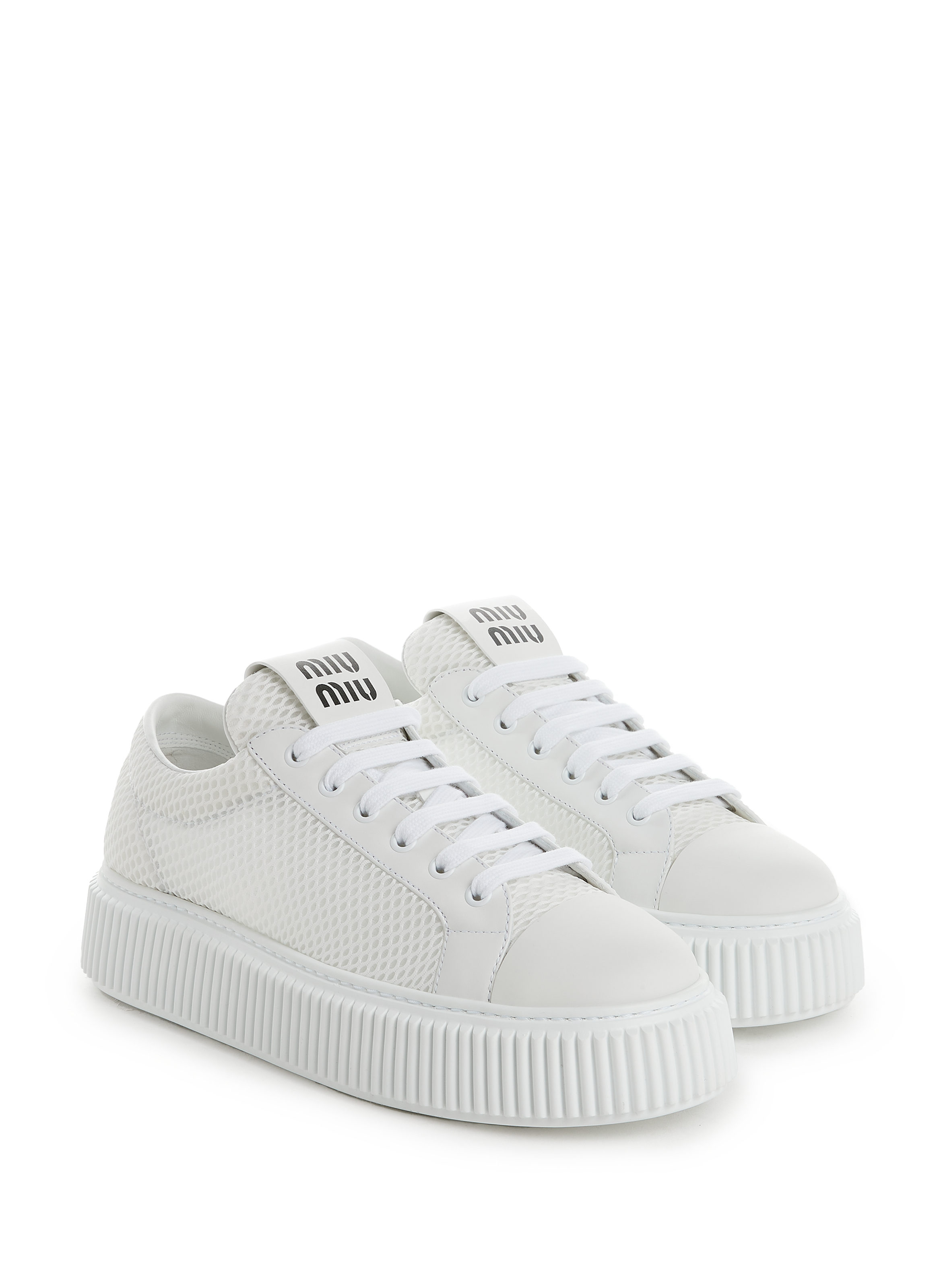 Baskets à semelle plateforme en mesh