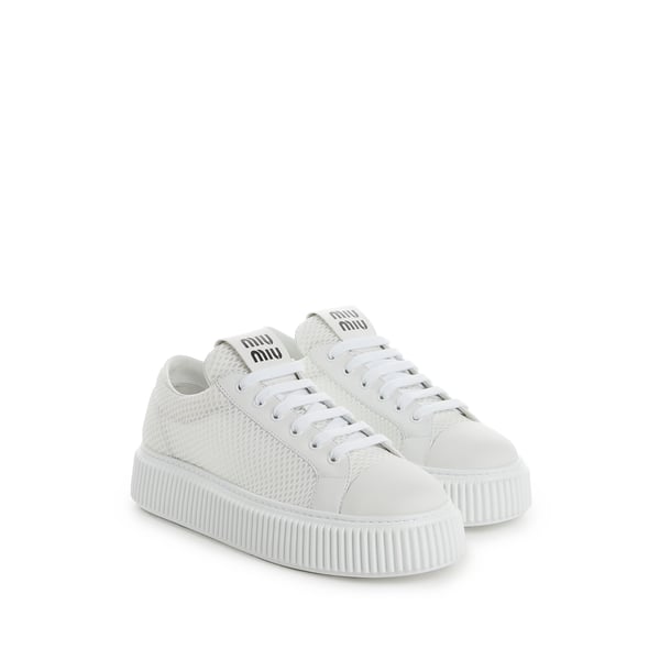 Baskets à semelle plateforme en mesh