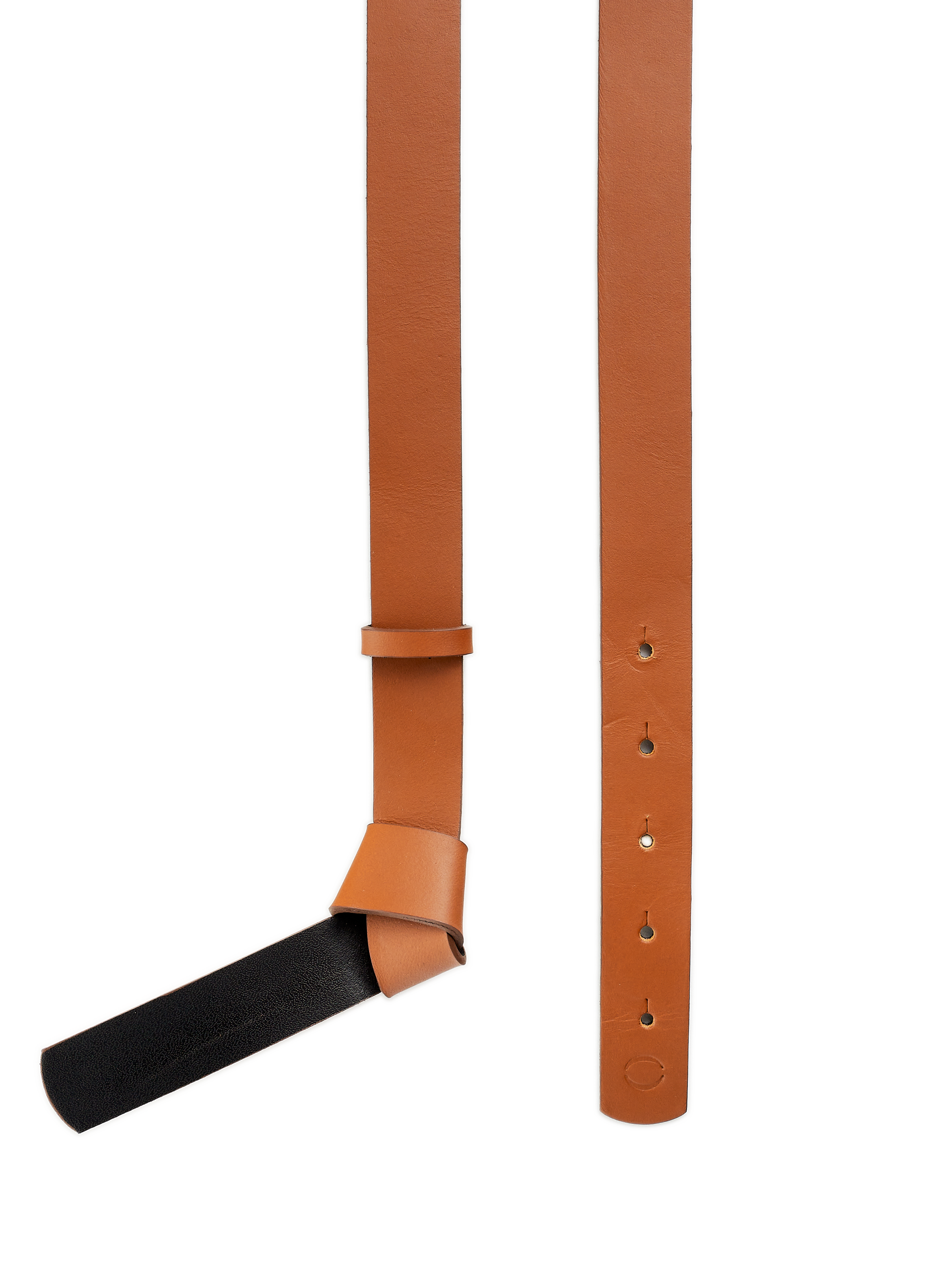 Ceinture la Nouée 25 en cuir