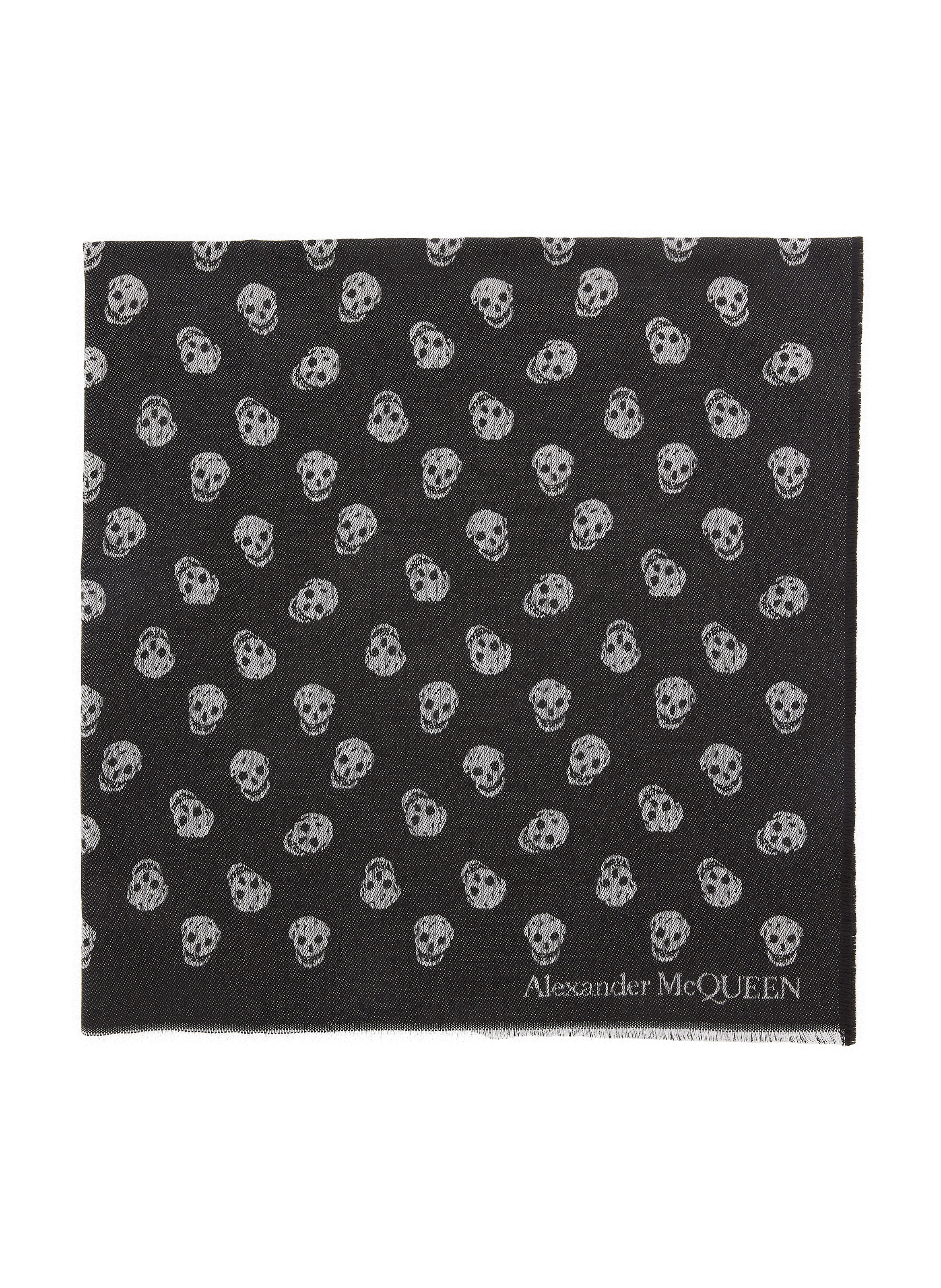 Foulard en soie et laine