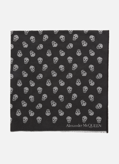Silk and wool scarf MulticolorALEXANDER MCQUEEN 