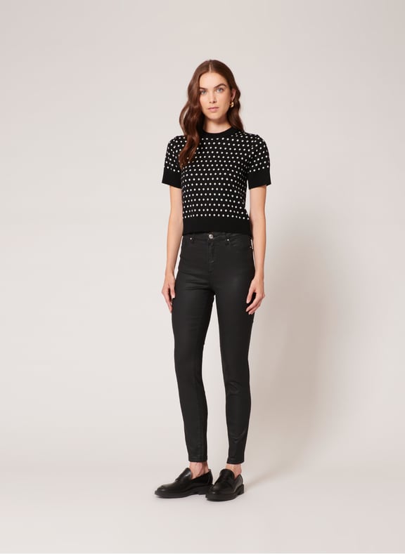 Jeans laque marine slim - jskinny Noir by ZAPA ZAPA Jeans laque marine slim - jskinny Noir