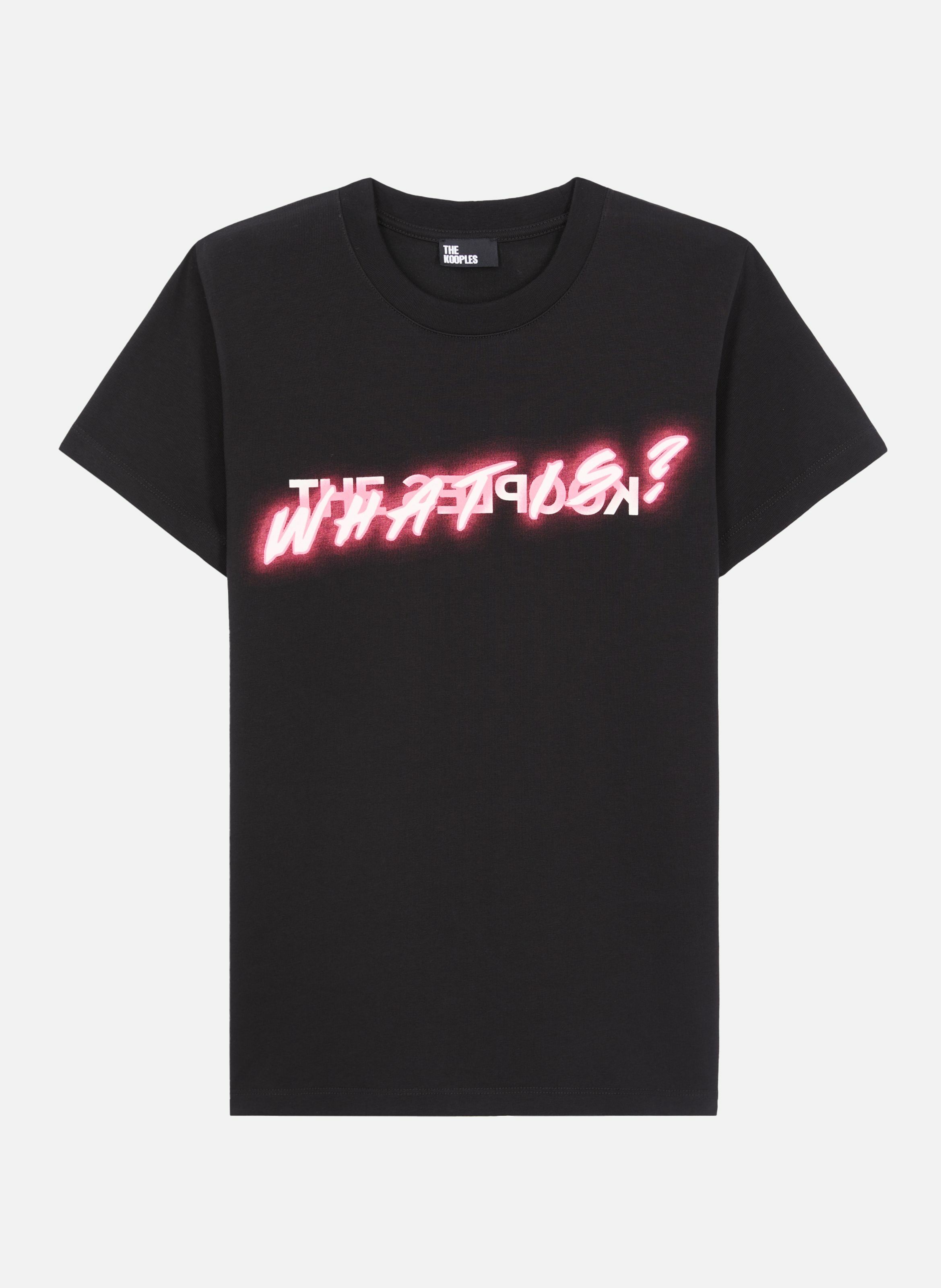 T-shirt en coton What Is THE KOOPLES Noir
