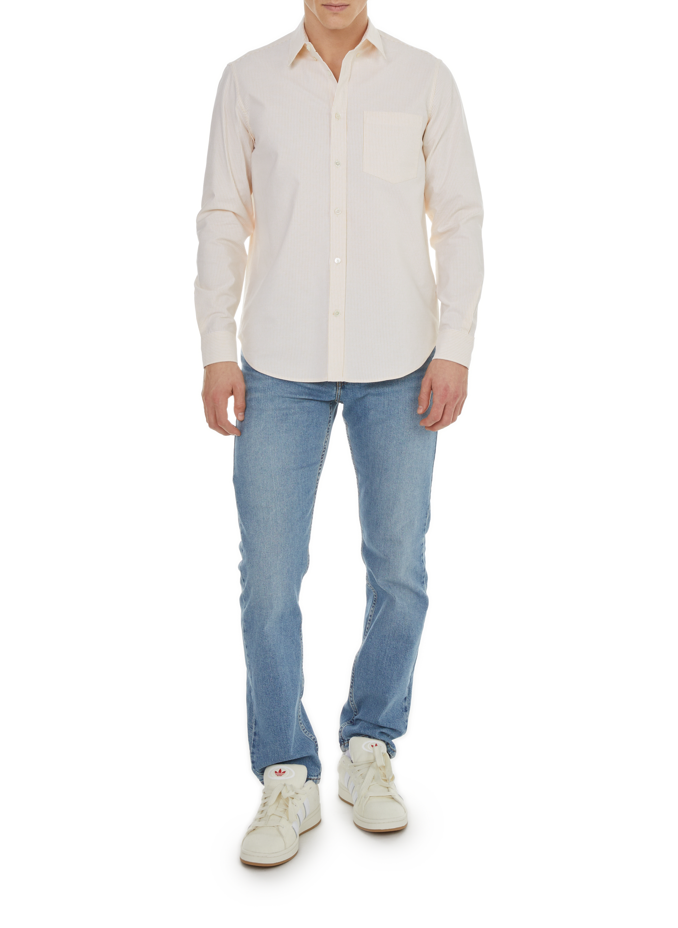 Striped cotton shirt  EDITIONS 102 Yellow