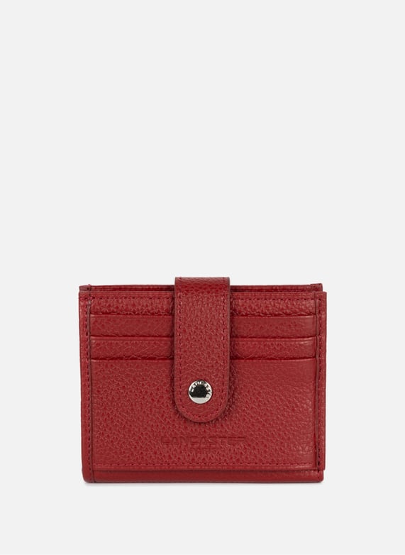 Card holder - Foulonné PM | Red by LANCASTER Card holder - Foulonné PM Red