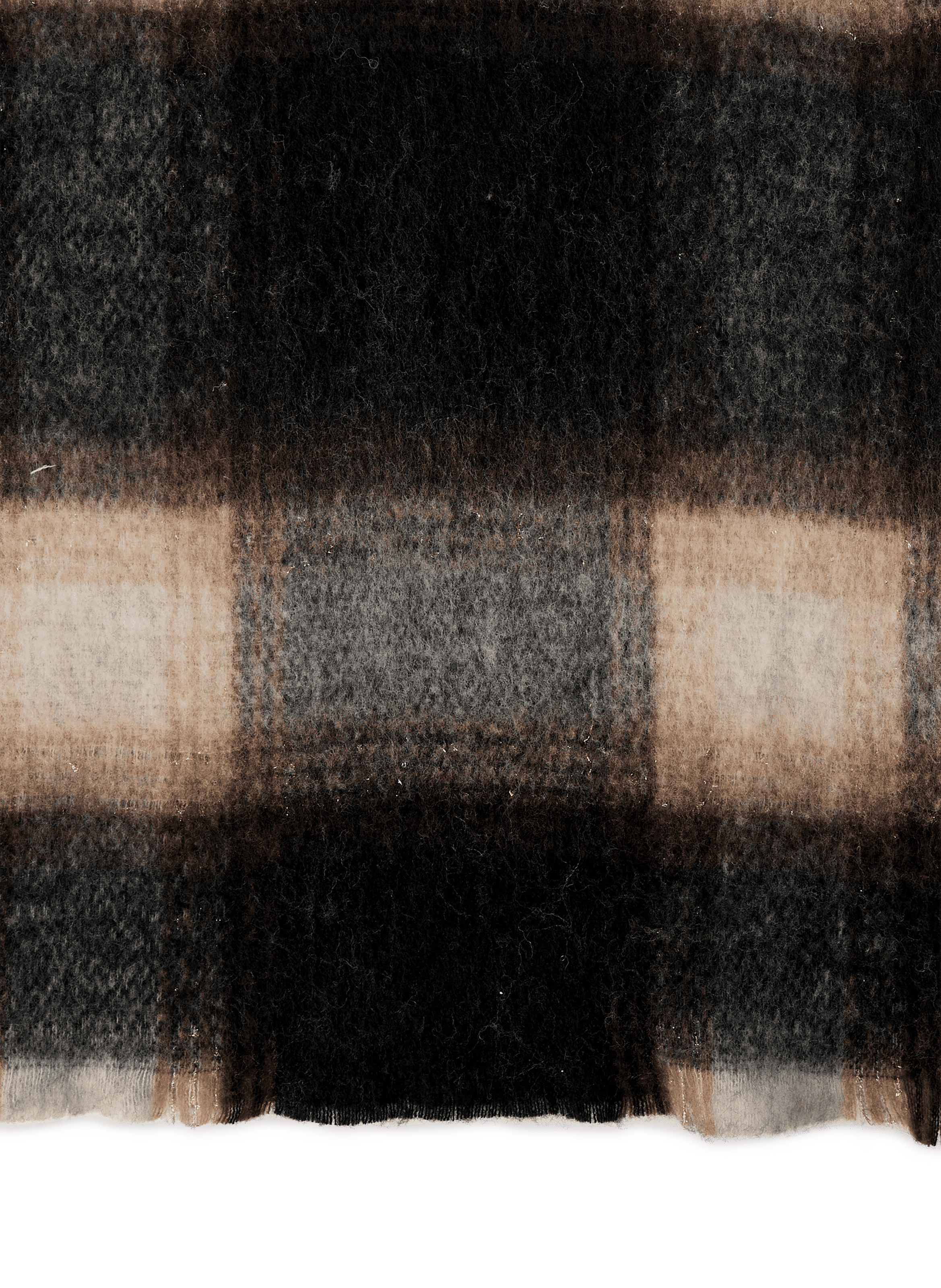 Echarpe à carreaux SAISON 1865 Noir