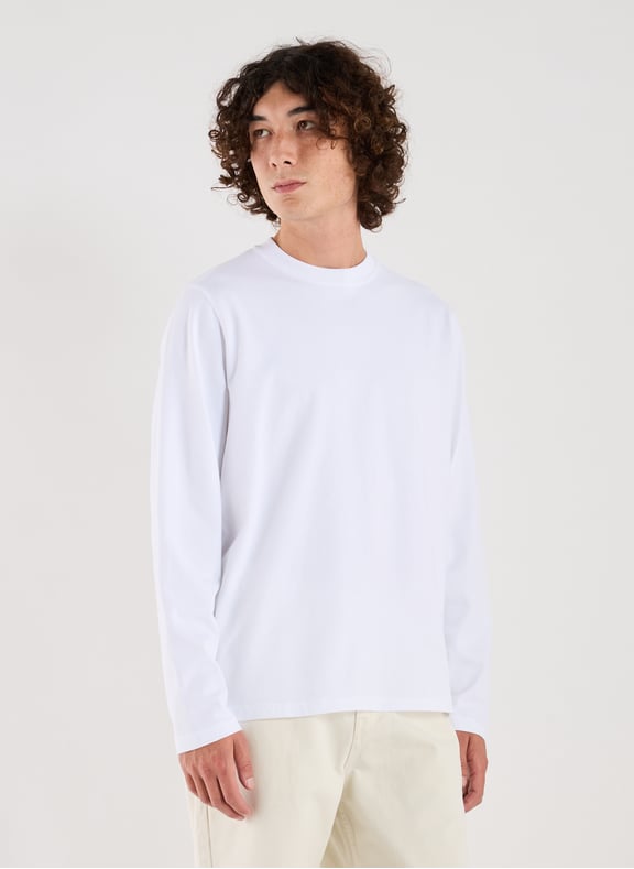 T-shirt à manches longues en coton Blanc by ARTE ANTWERP ARTE ANTWERP T-shirt à manches longues en coton Blanc