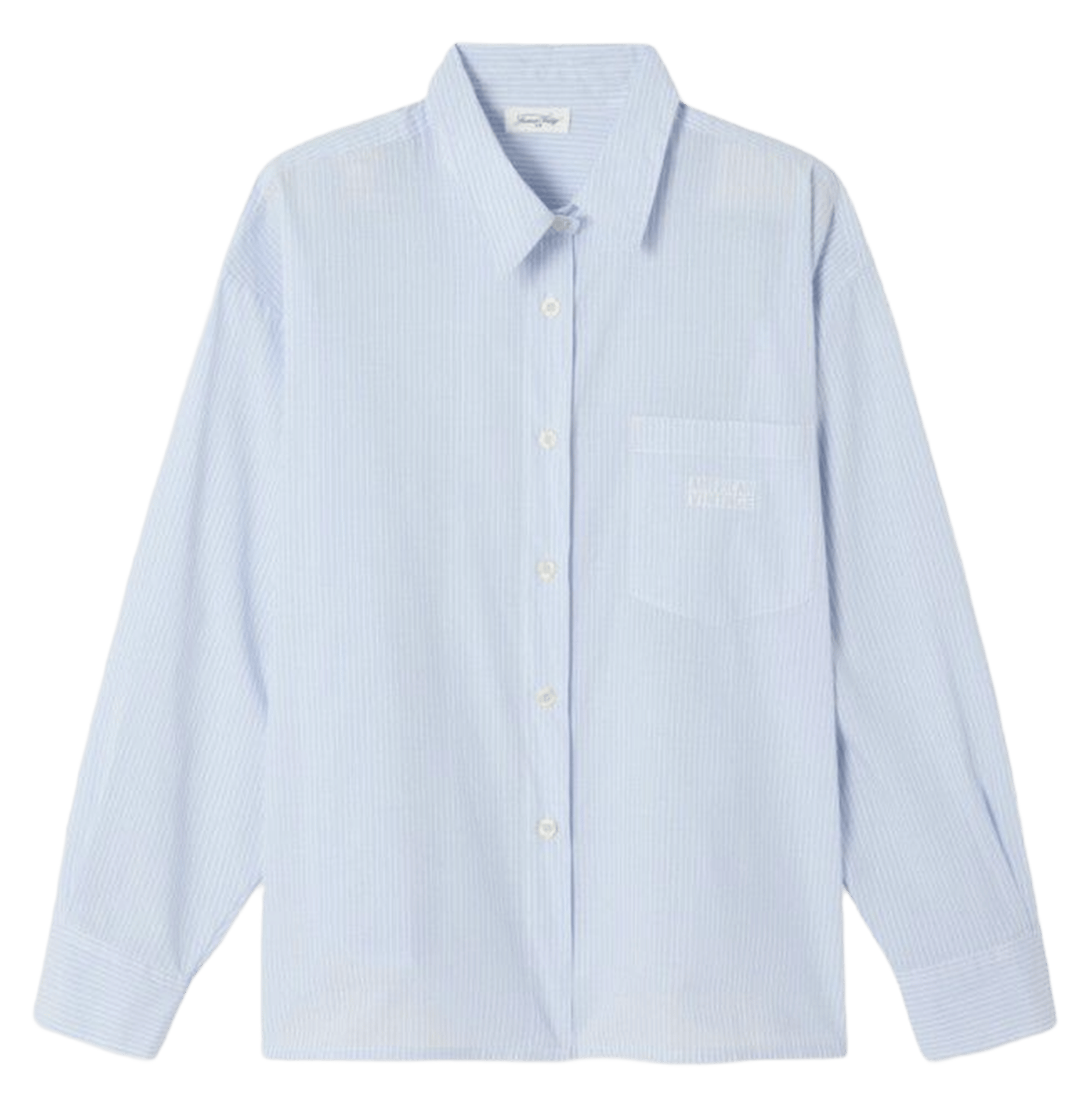 Chemise droite col classique en coton eluabird AMERICAN VINTAGE Bleu