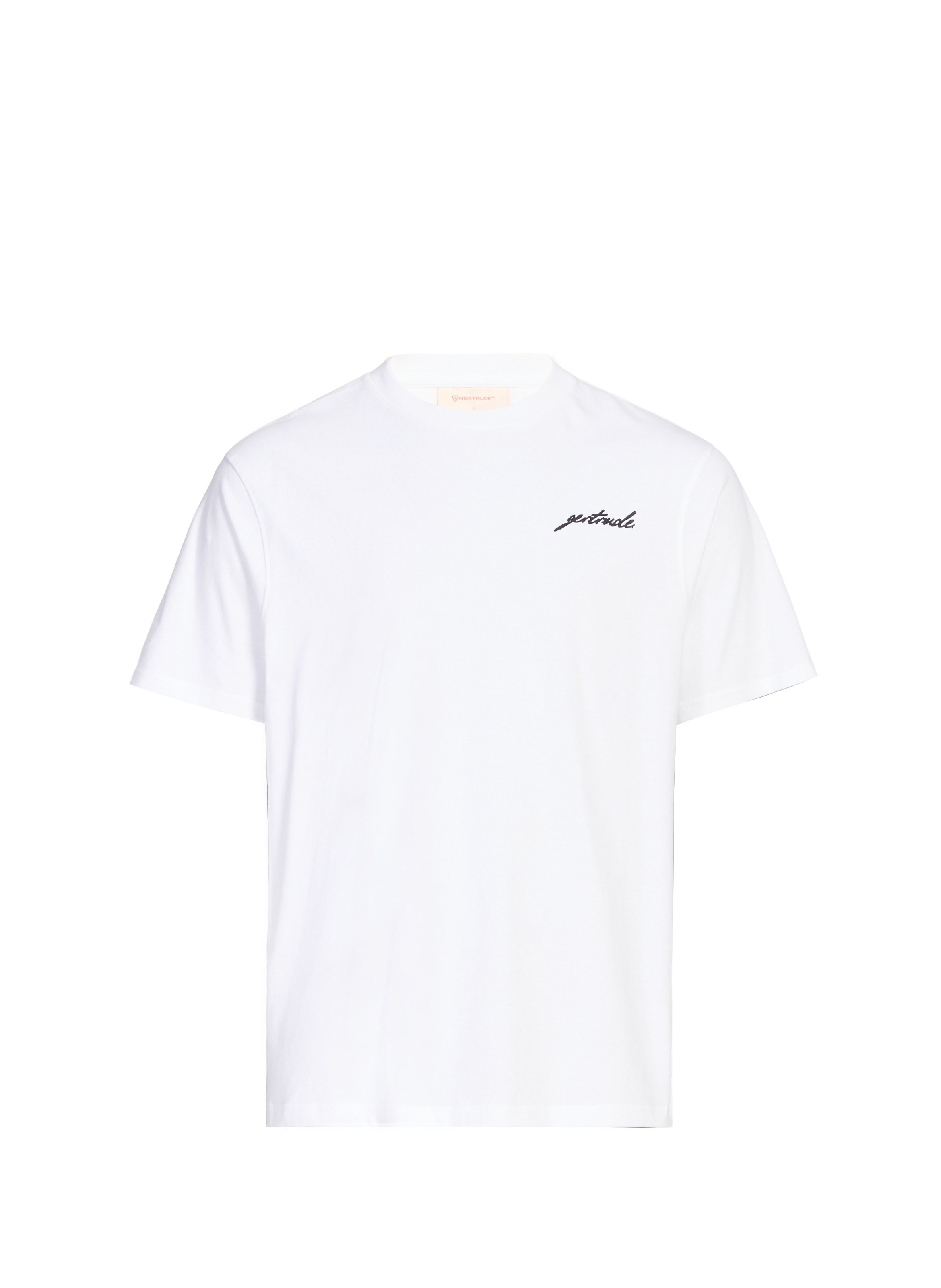 GERTRUDE ET GASTON T-shirt col rond en coton Blanc