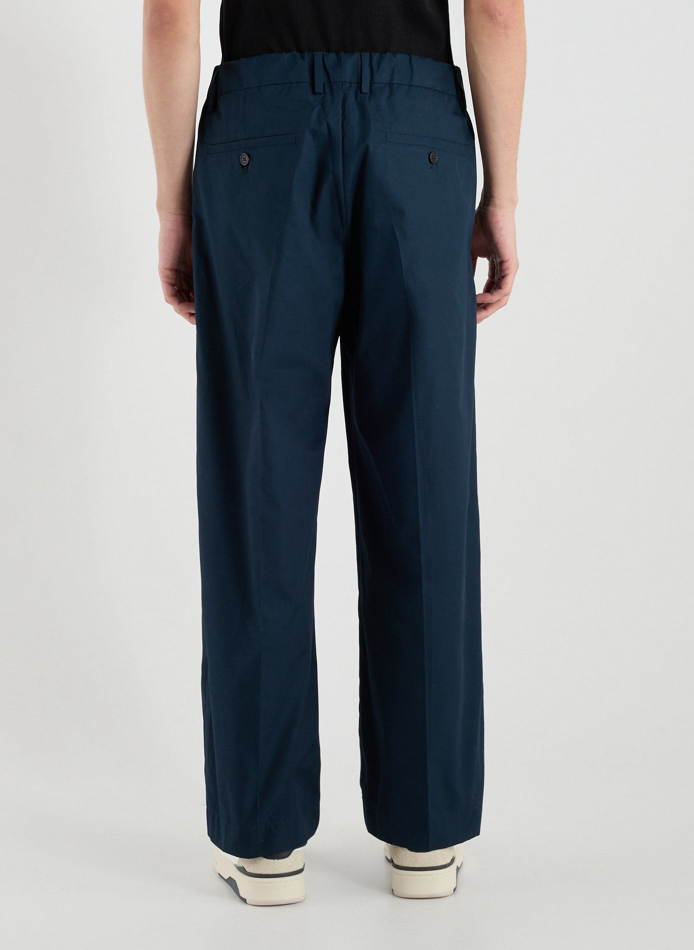 Straight cotton trousers NN.07 Blue