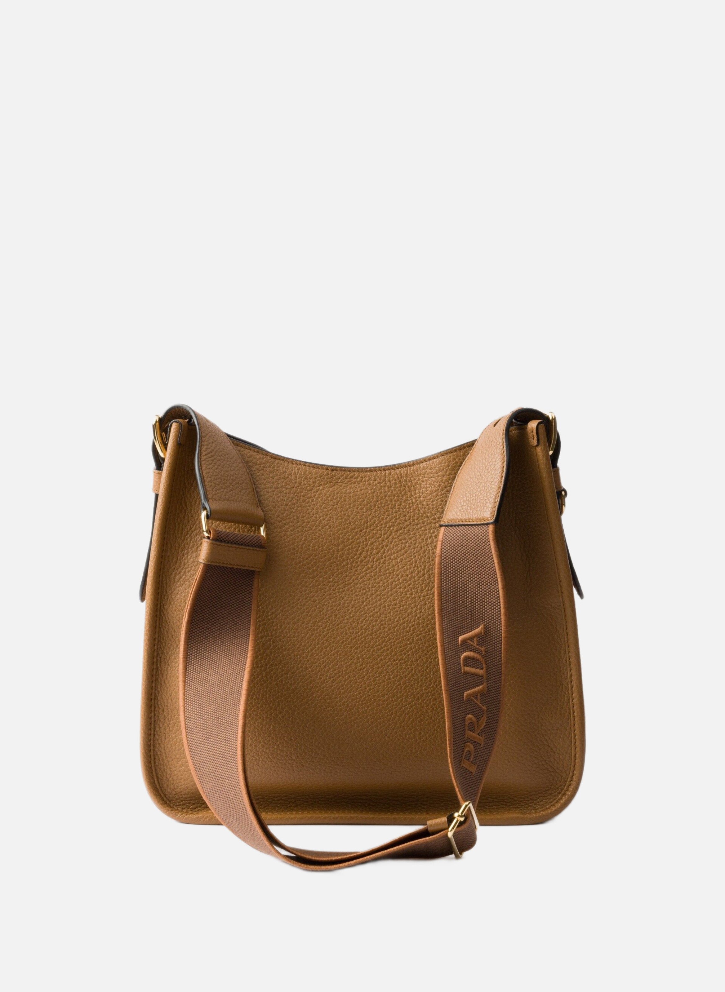 Sac en cuir PRADA Marron