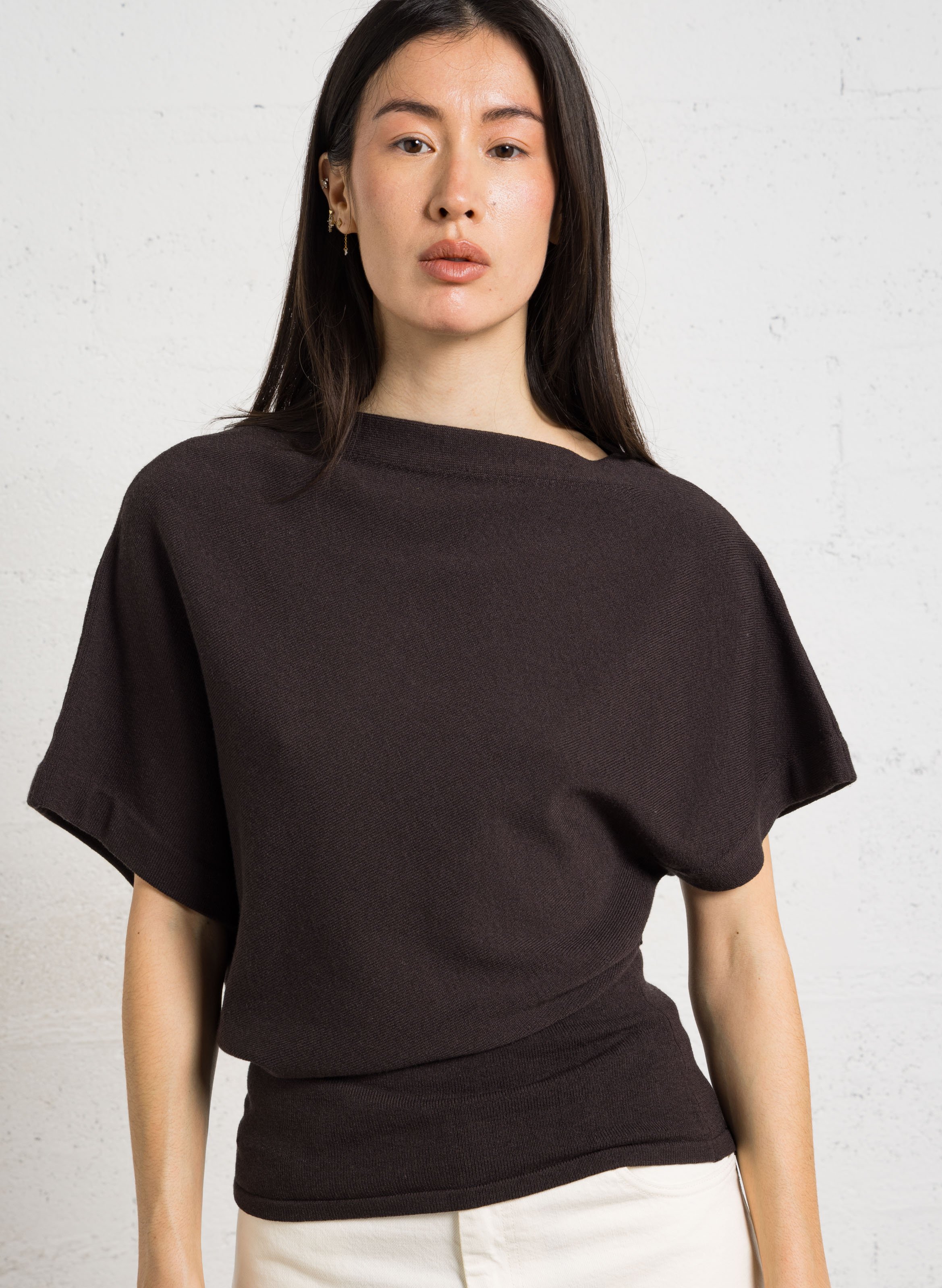 Pull col évasé dalina SOEUR Gris