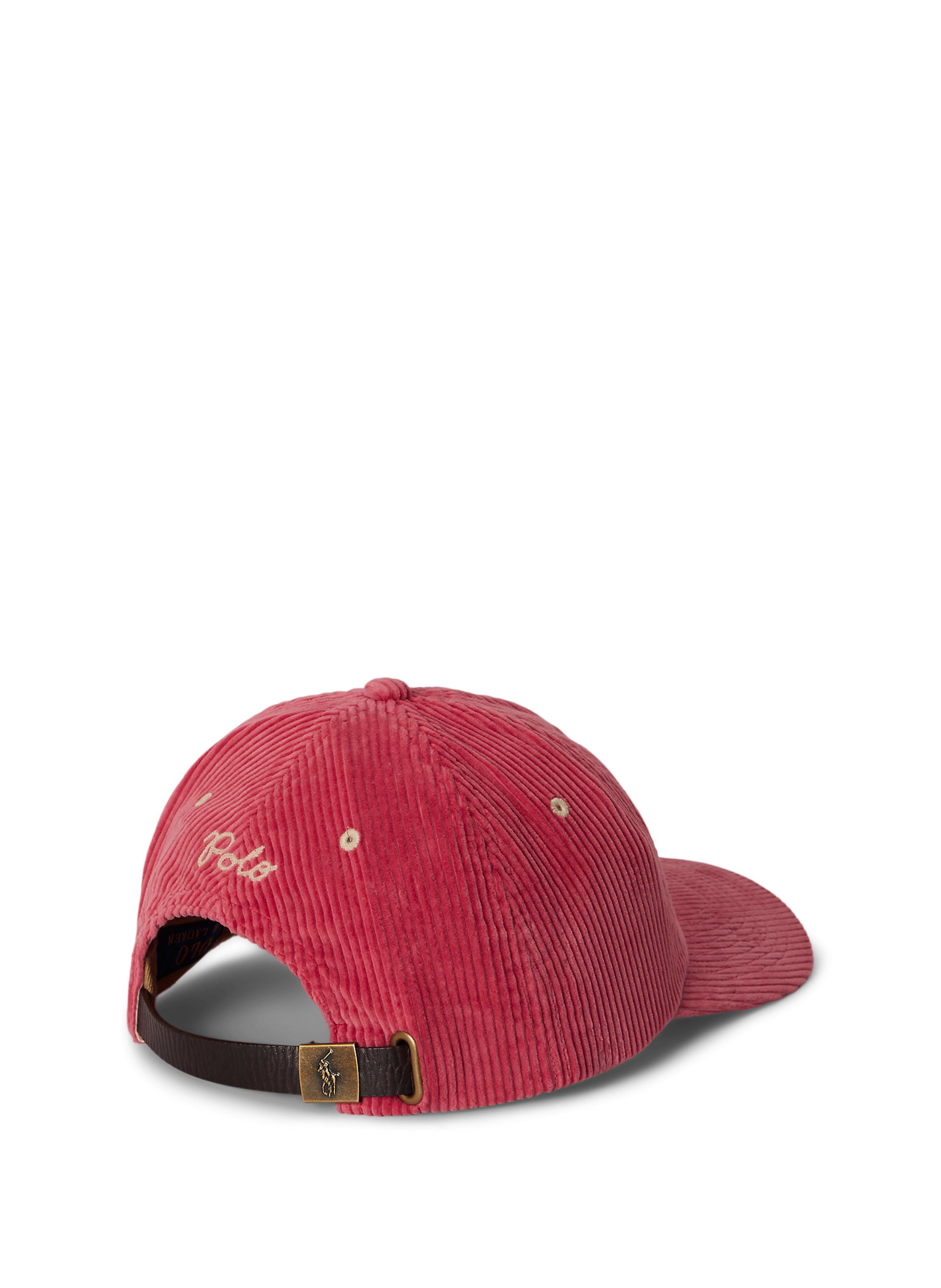 Embroidered cotton baseball cap POLO RALPH LAUREN Red