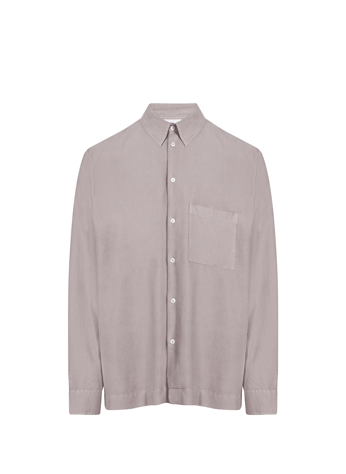 Straight shirt with classic collar and pockets WON HUNDRED Grey
