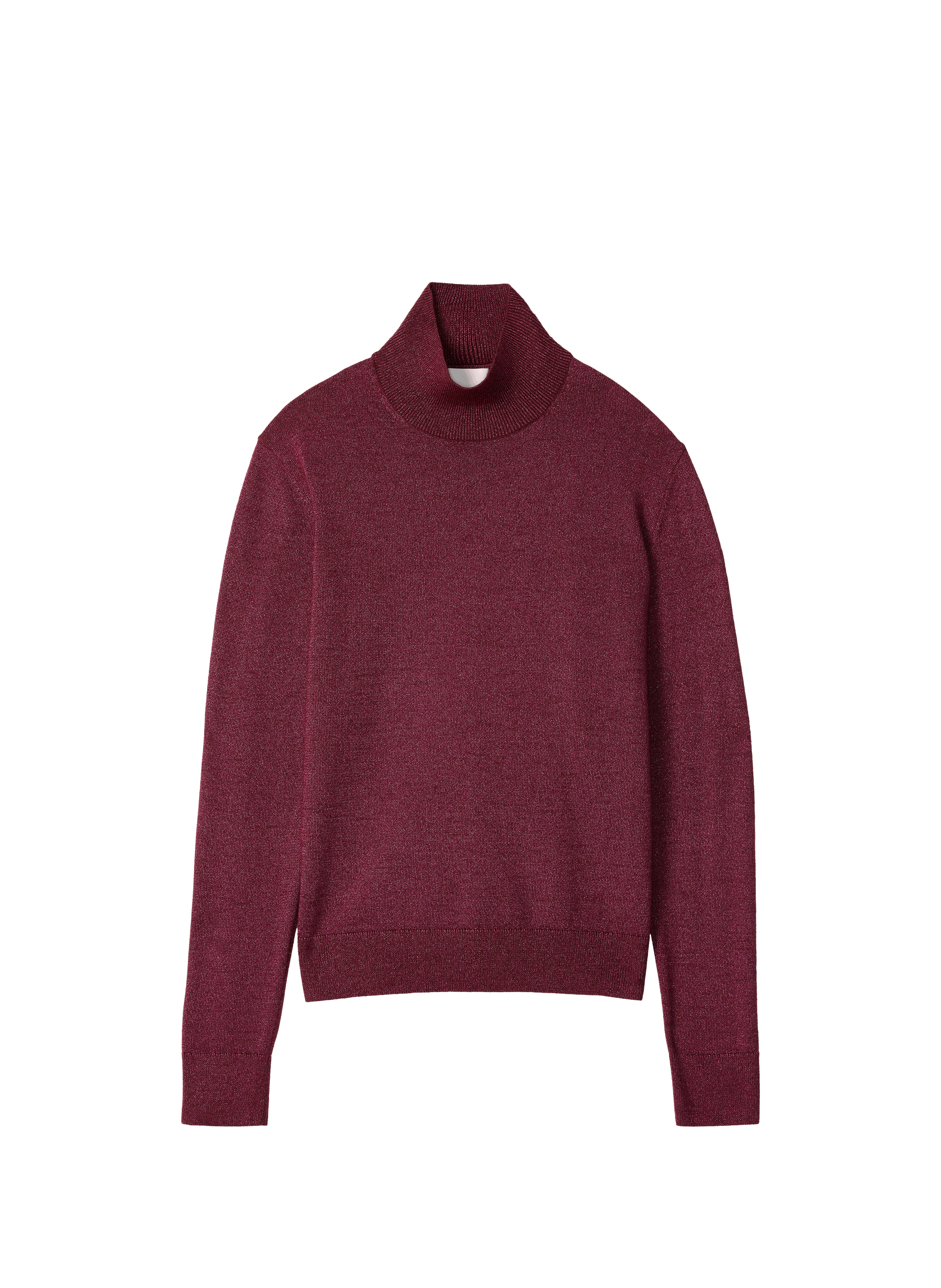 Pull uni à col montant CALVIN KLEIN Rose