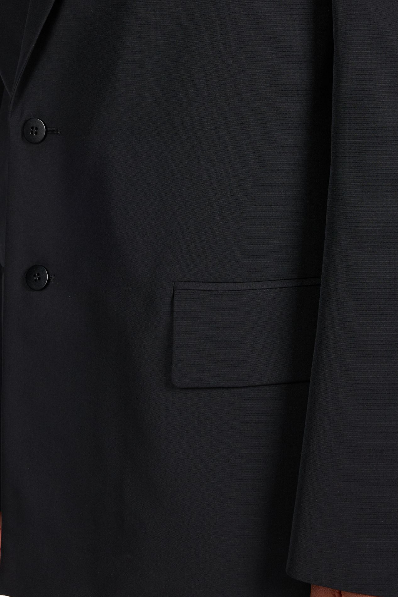 Wool-blend suit jacket SEAN SUEN Black