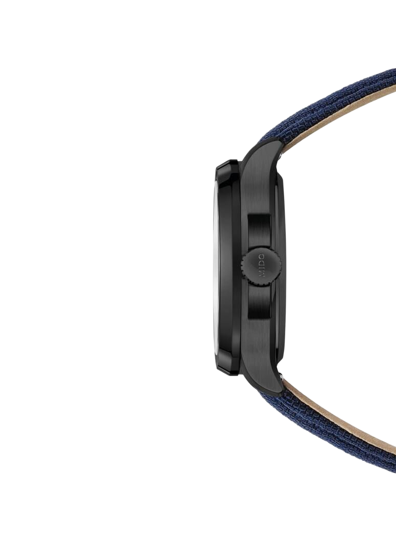 Montre Multifort TV Big Date en acier inoxydable MIDO Bleu