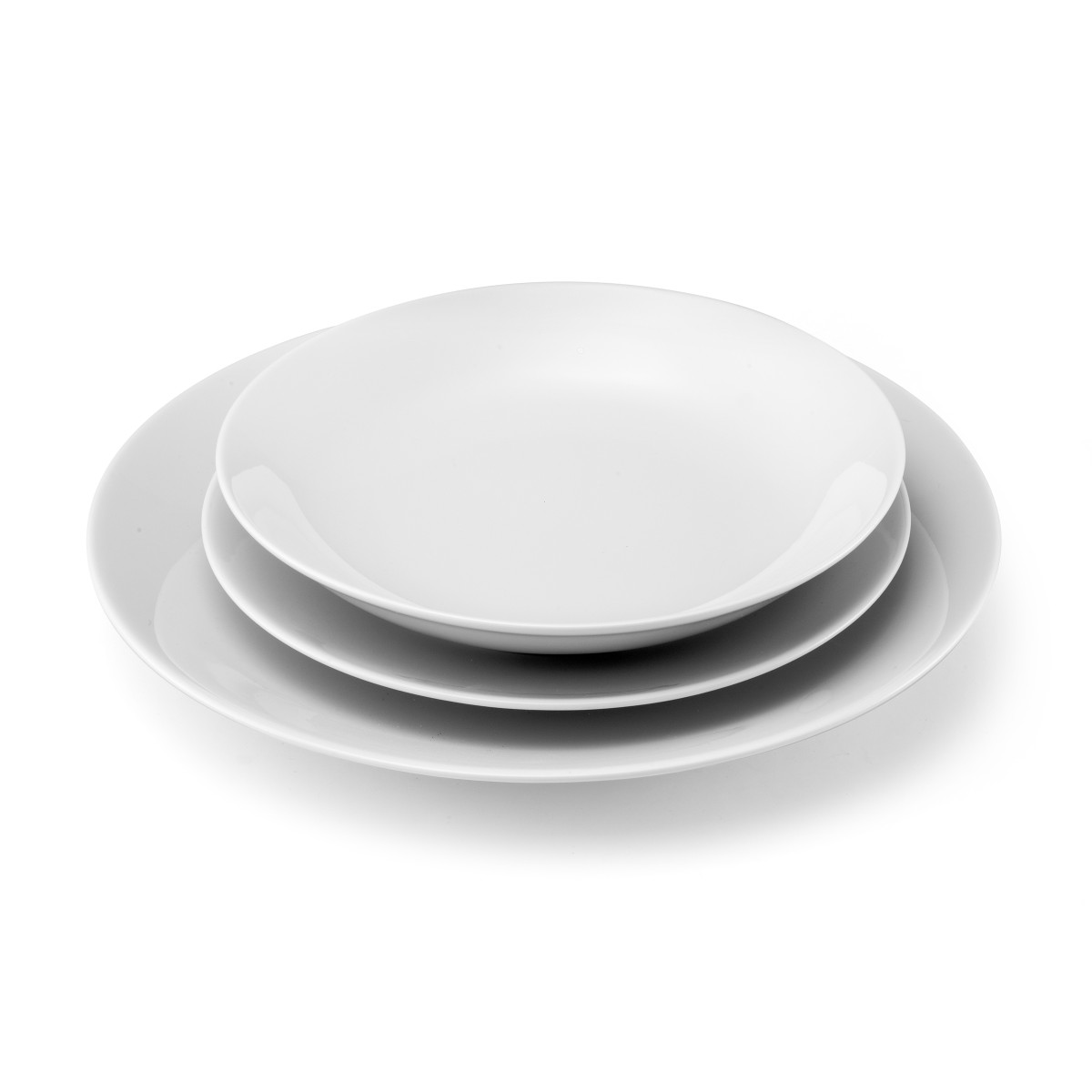 Hermine - assiette plate 27 cm (lot de 6) MEDARD DE NOBLAT Blanc