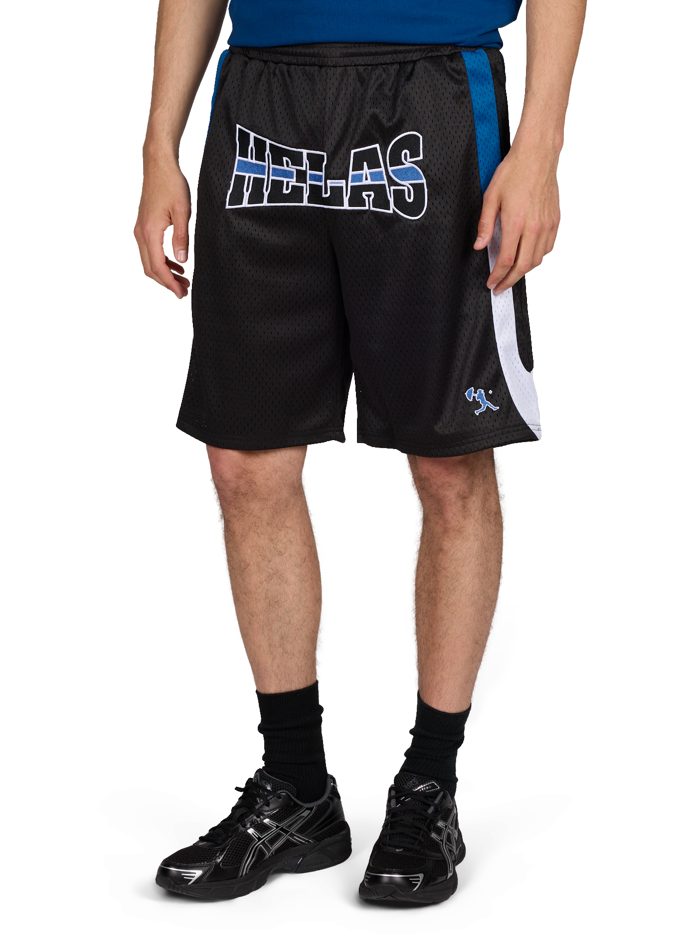 Short broderie logo HELAS CAPS Noir